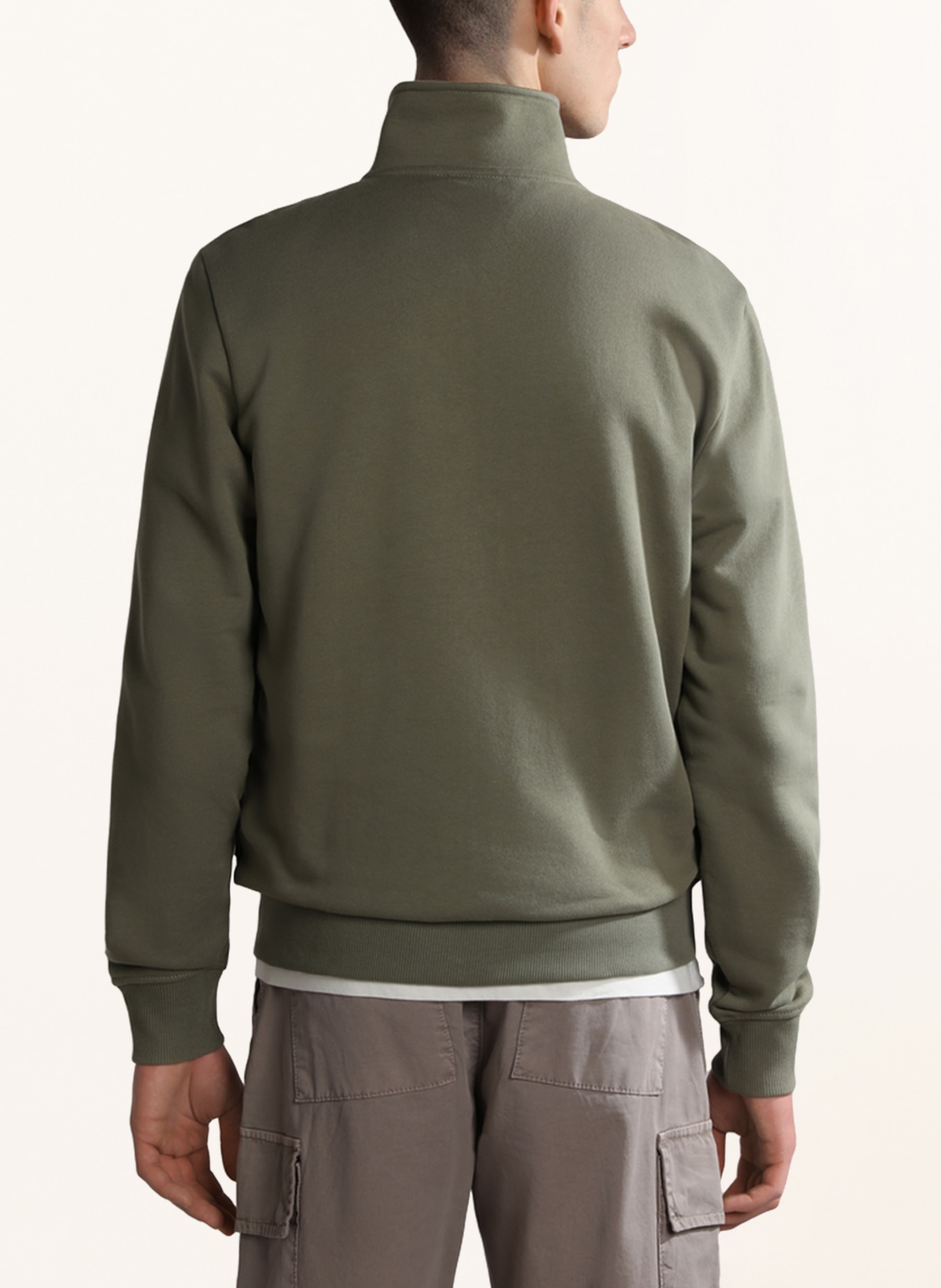 NAPAPIJRI Sweat jacket BALIS, Color: KHAKI (Image 3)