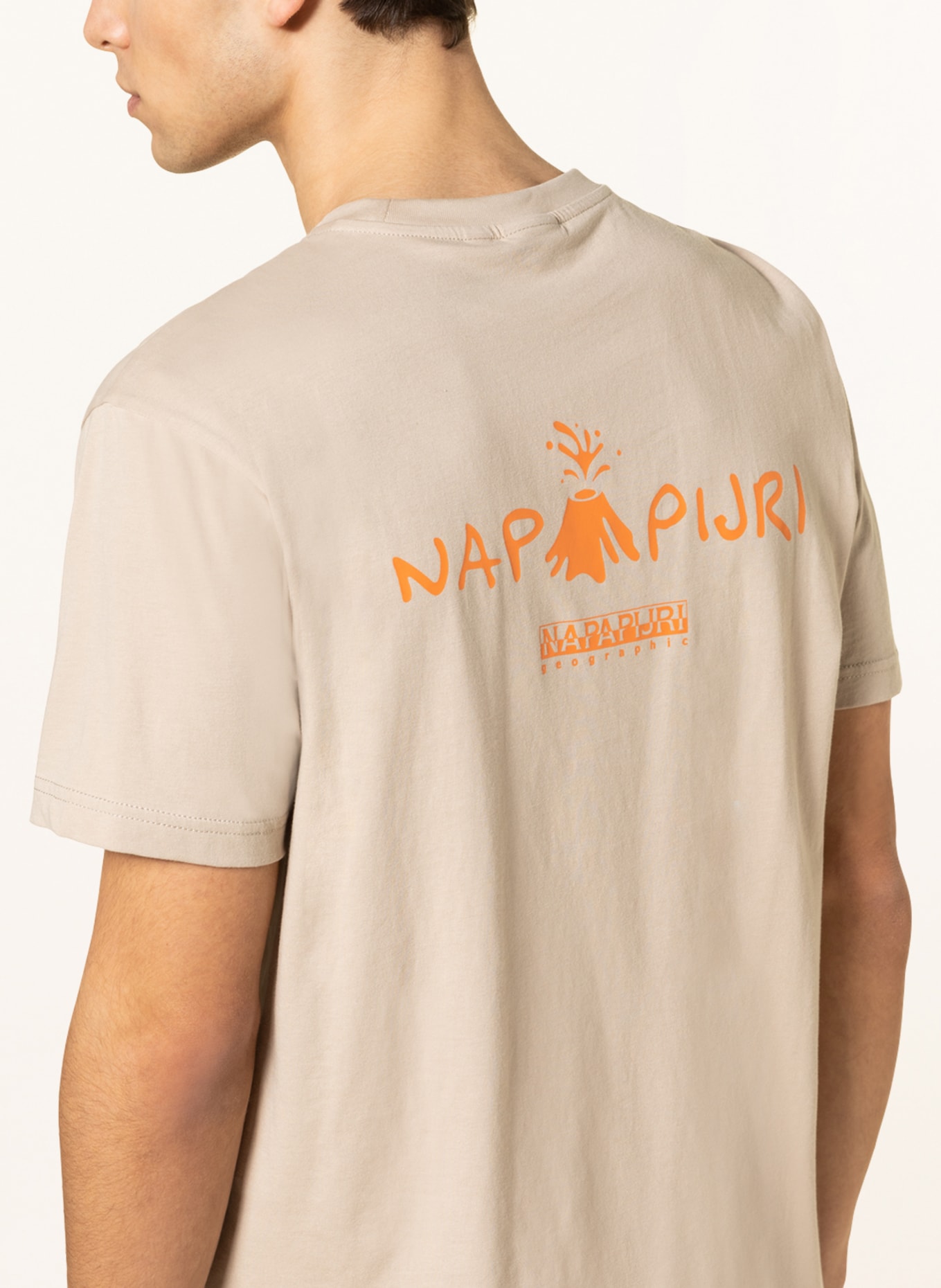 NAPAPIJRI T-shirt S-PAJAS, Color: BEIGE (Image 4)
