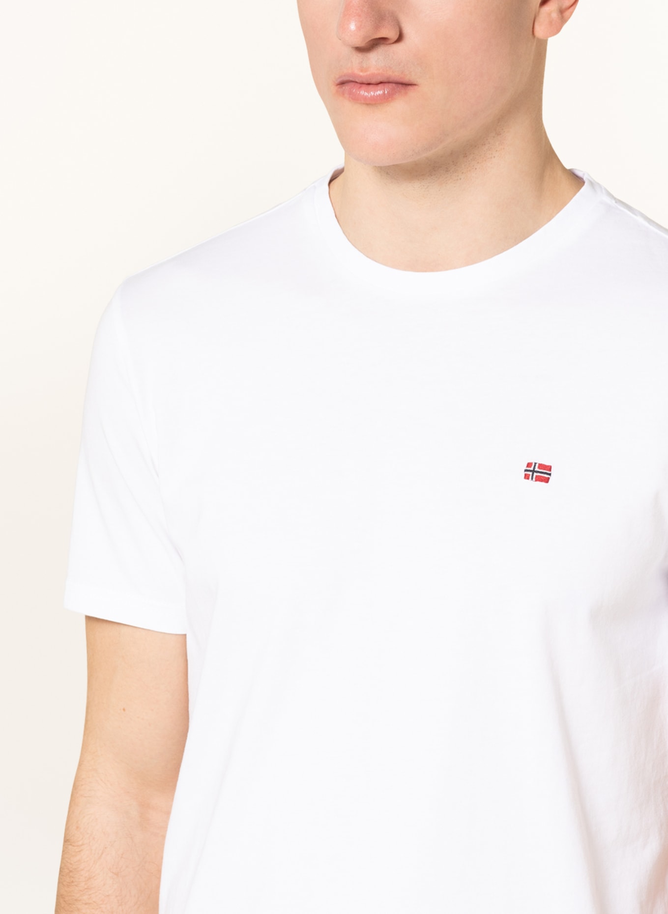 NAPAPIJRI T-shirt SALIS, Color: WHITE (Image 4)