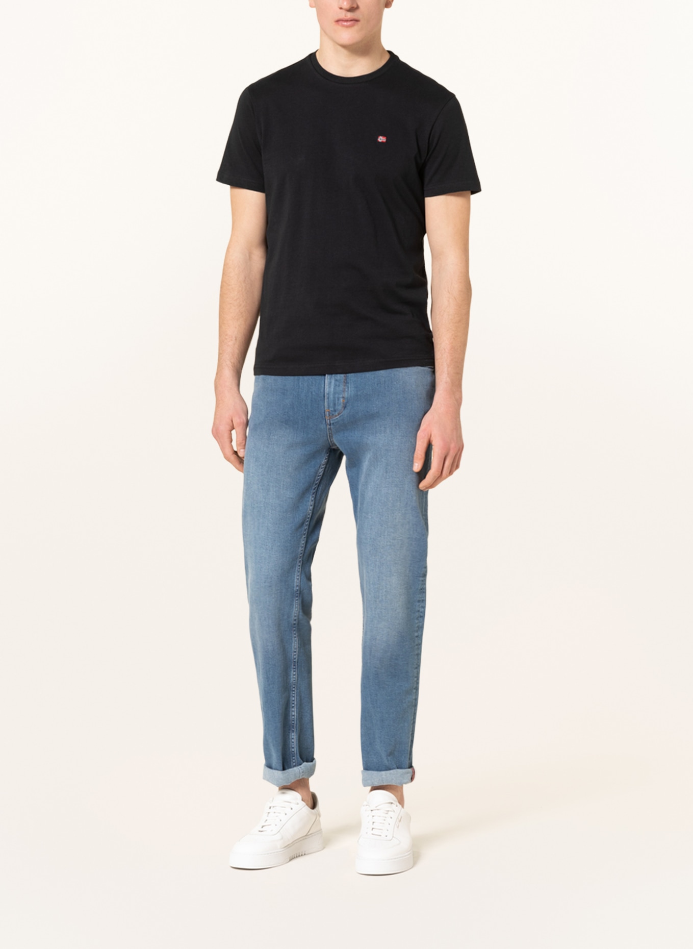 NAPAPIJRI T-shirt SALIS: BLACK