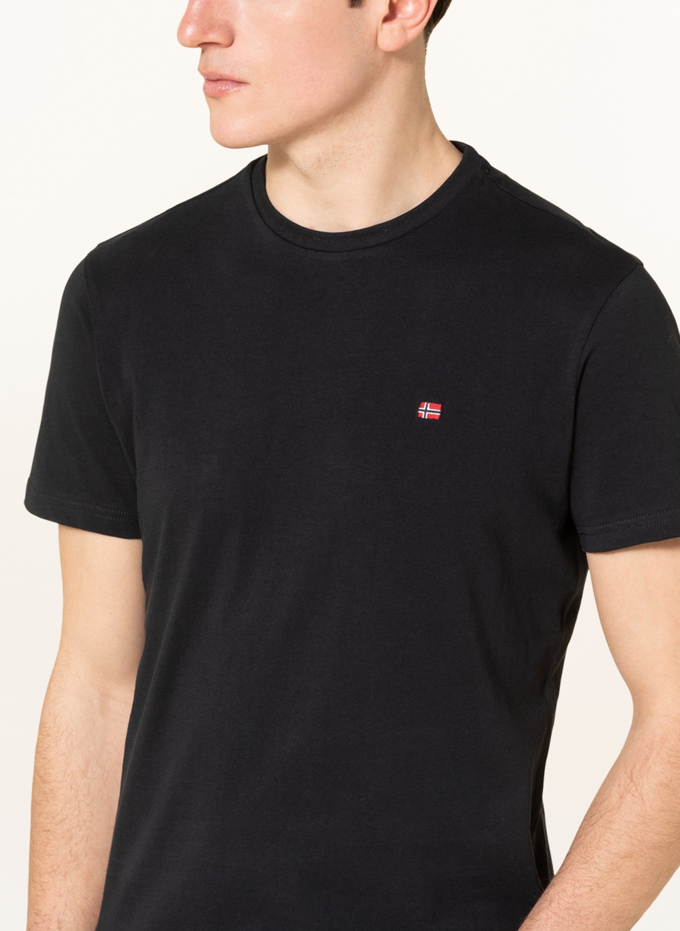 NAPAPIJRI T-shirt SALIS, Color: BLACK (Image 4)