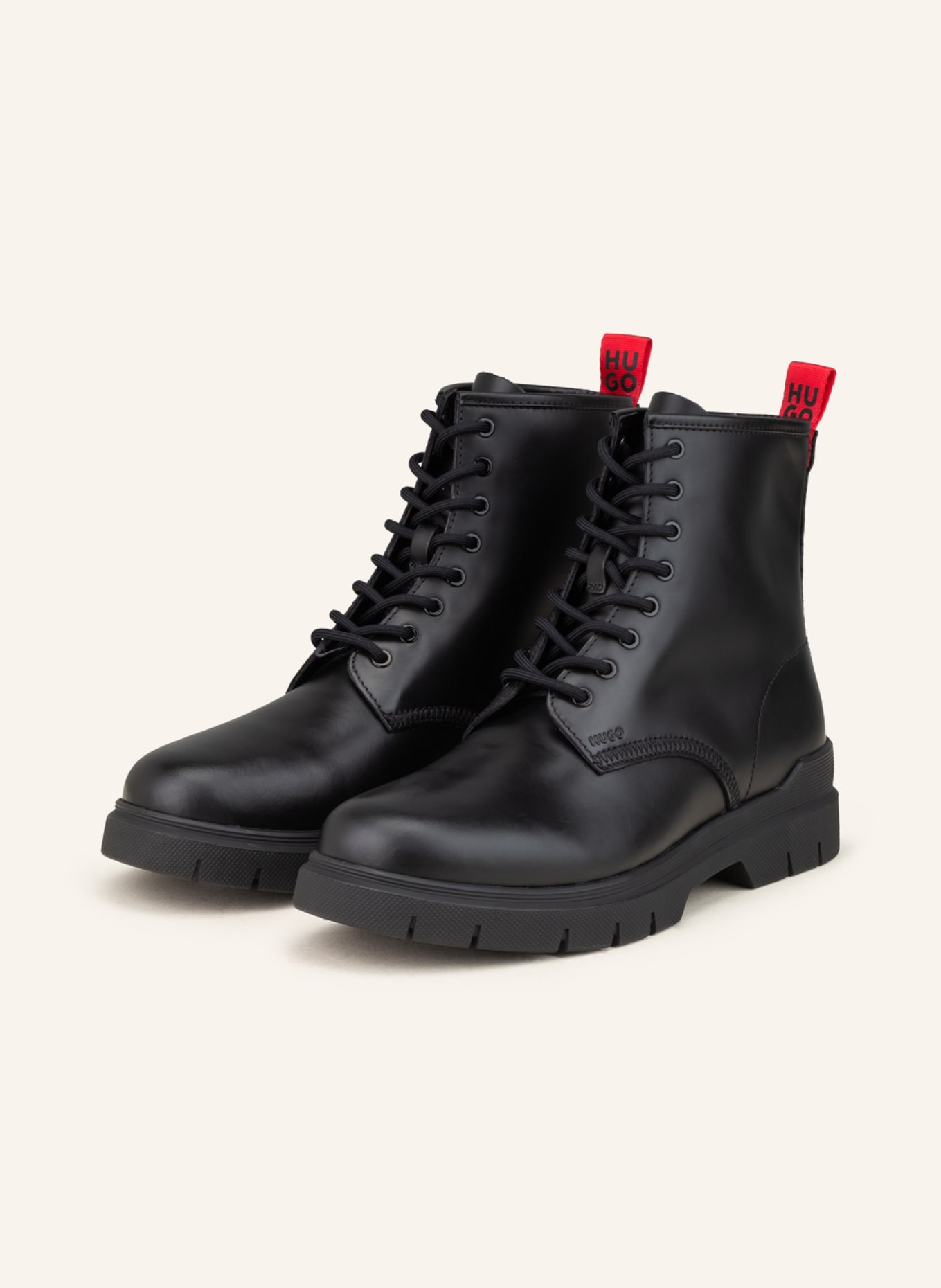 HUGO Lace-up boots RYAN, Color: BLACK (Image 1)