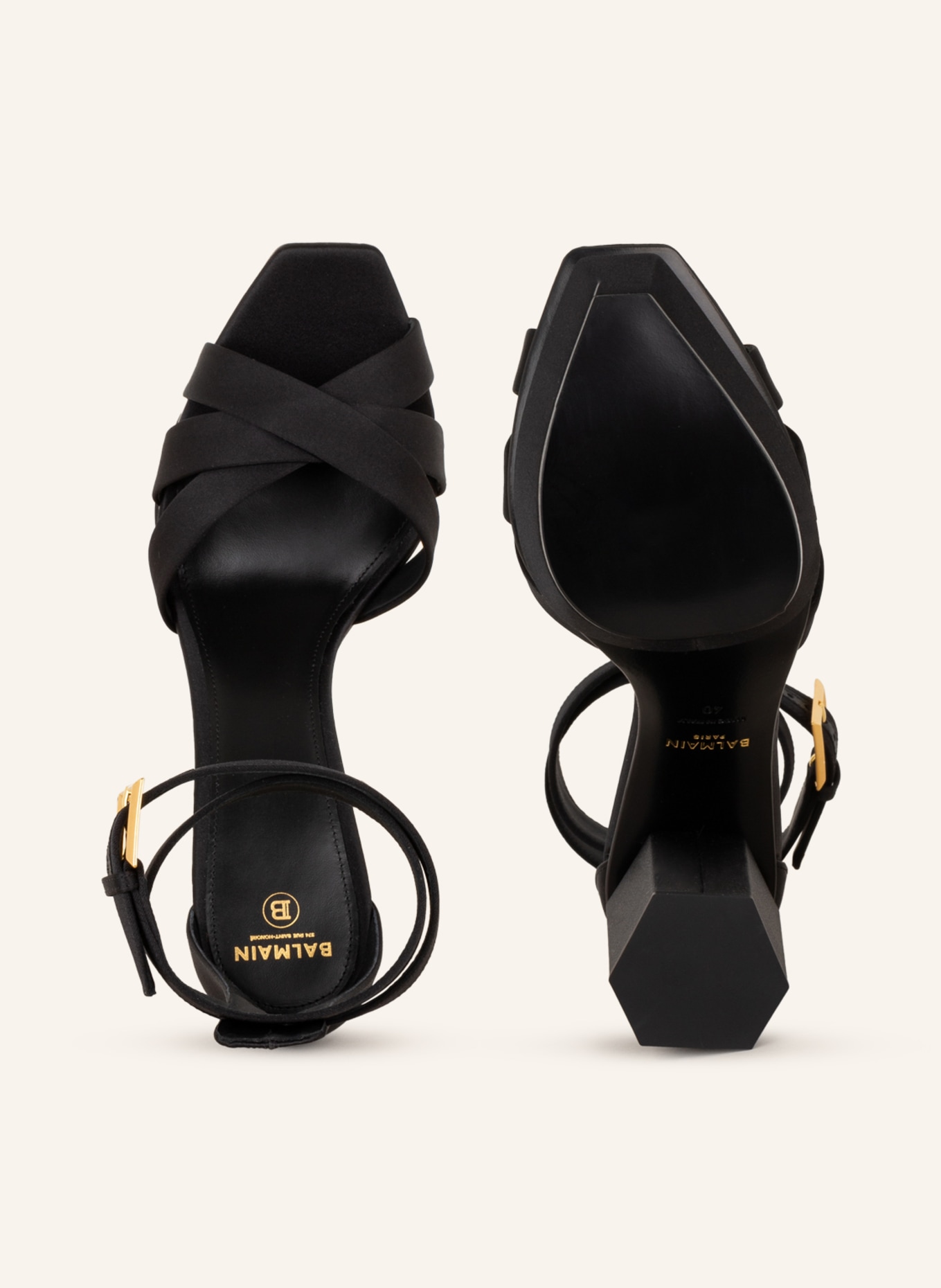 BALMAIN Sandals AVA, Color: BLACK (Image 5)