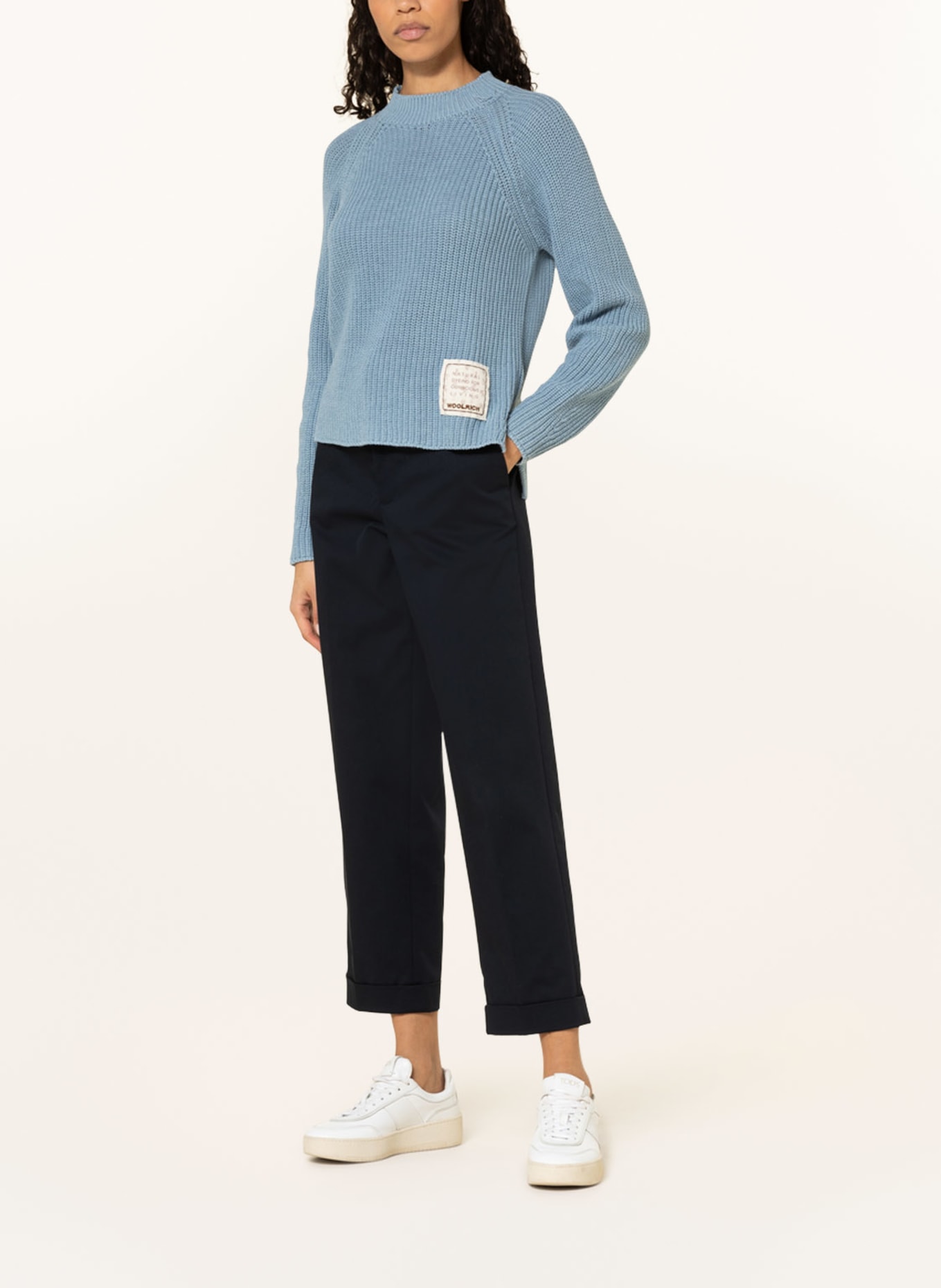WOOLRICH Pullover, Farbe: BLAUGRAU (Bild 2)