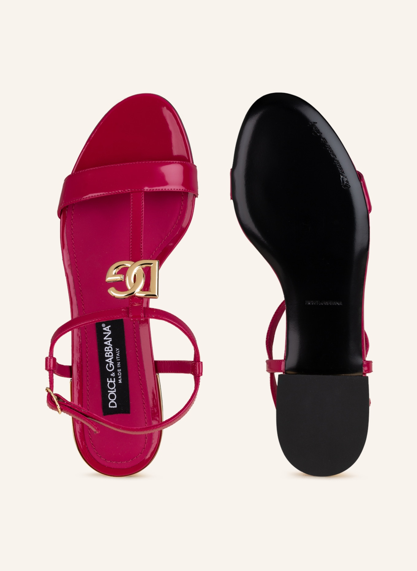 DOLCE & GABBANA Sandalen, Farbe: FUCHSIA (Bild 5)