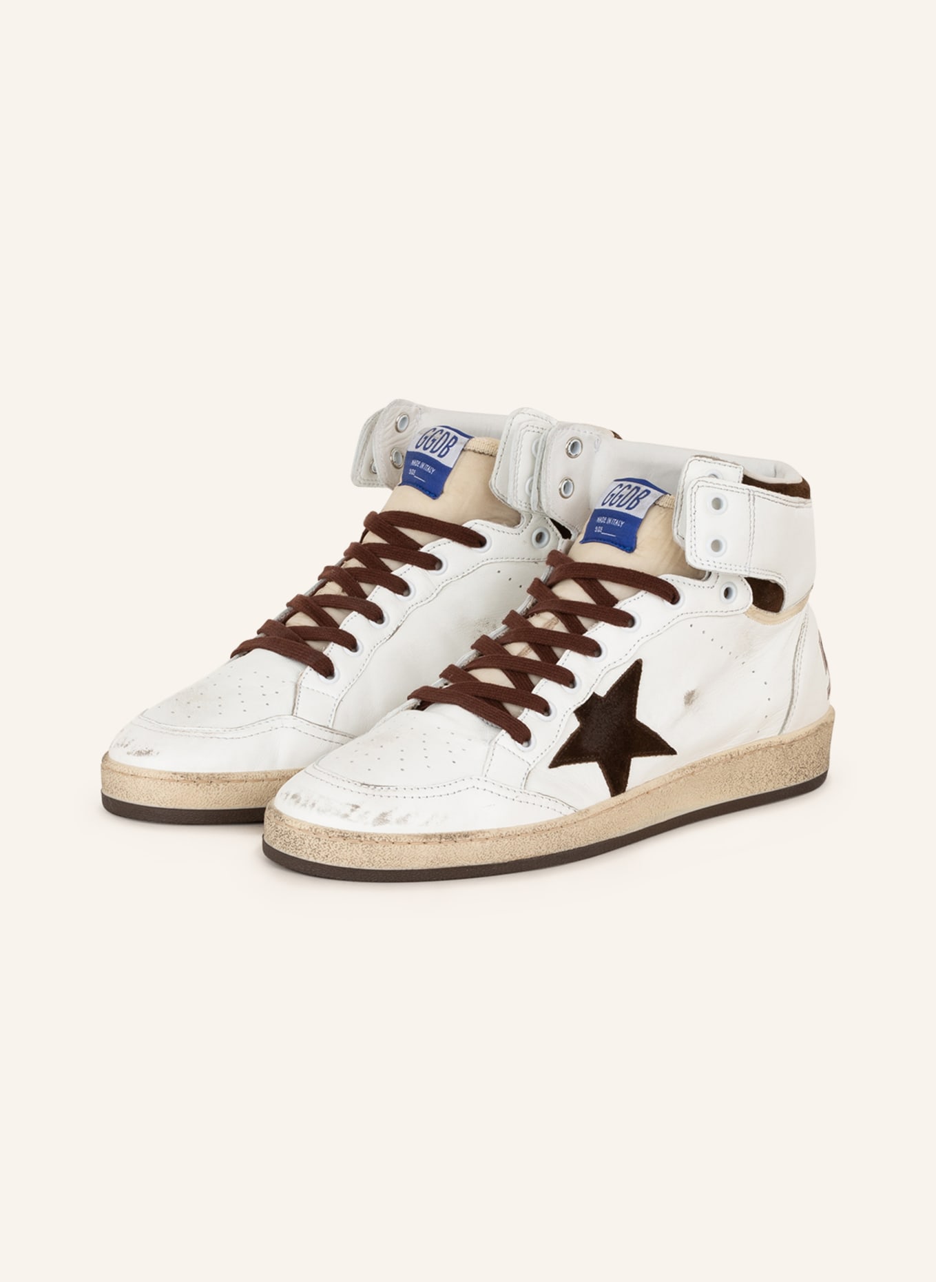 GOLDEN GOOSE High-top sneakers SKY STAR, Color: WHITE (Image 1)