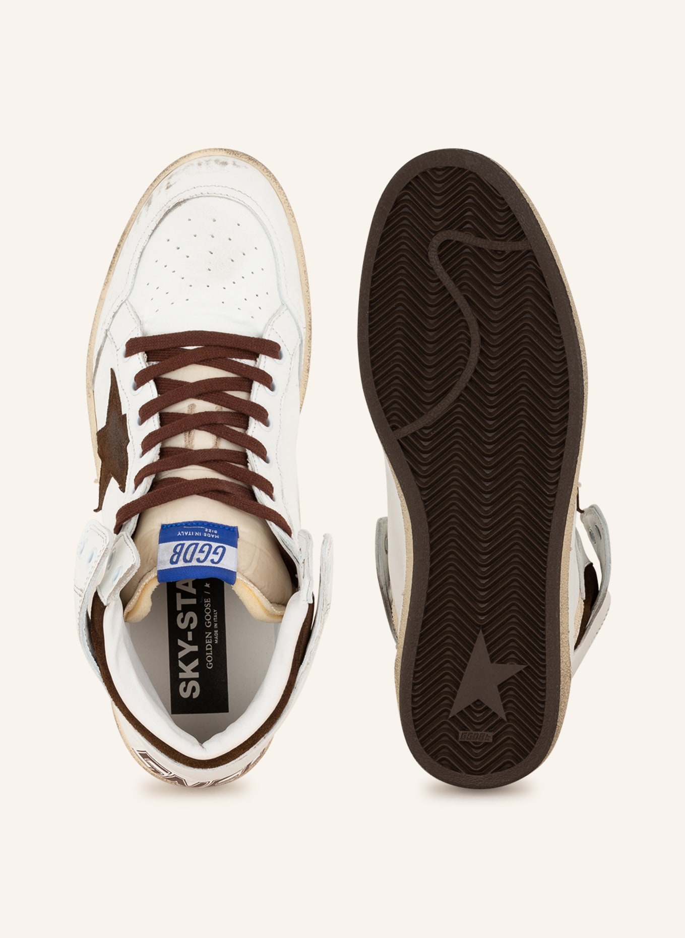 GOLDEN GOOSE High-top sneakers SKY STAR, Color: WHITE (Image 5)