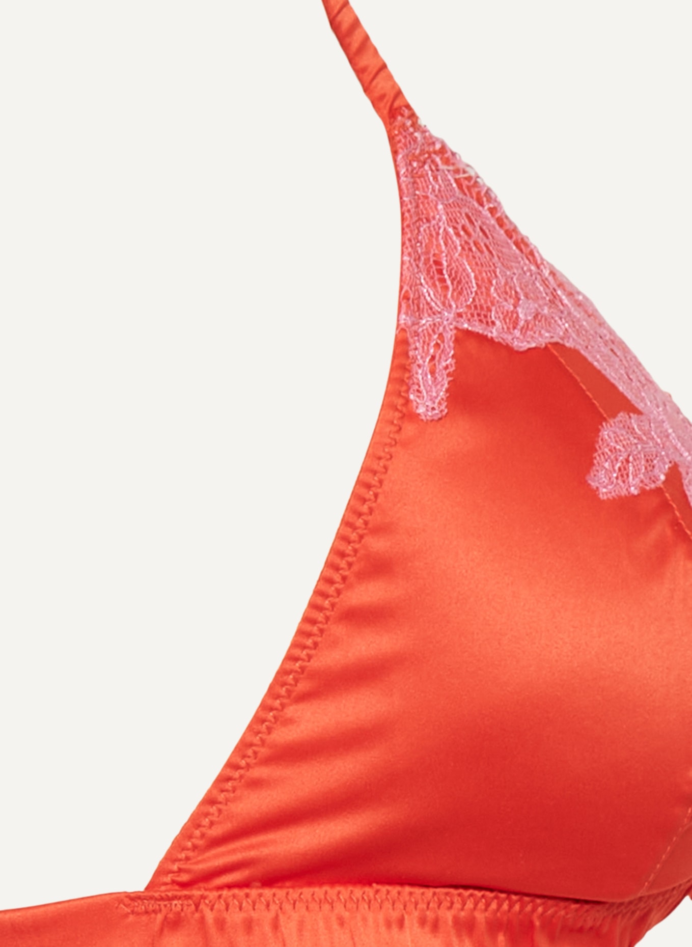 LOVE Stories Triangle bra BOWIE, Color: RED/ PINK (Image 4)