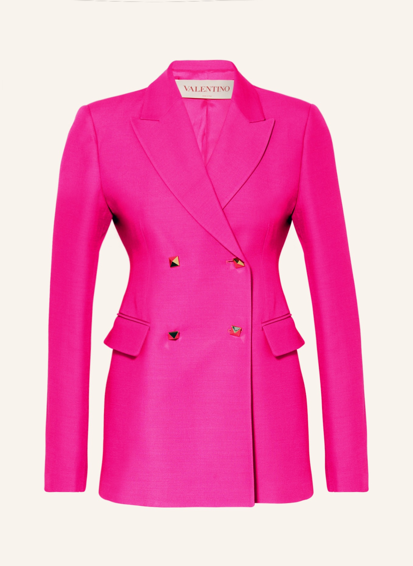 VALENTINO Blazer with silk, Color: PINK (Image 1)