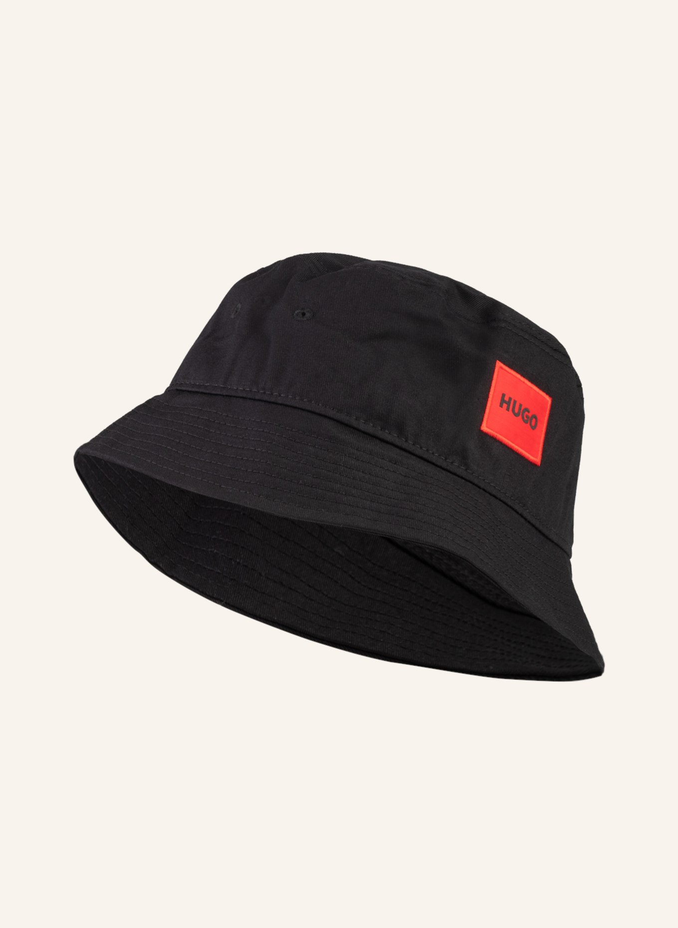 HUGO Bucket hat, Color: BLACK/ RED (Image 1)
