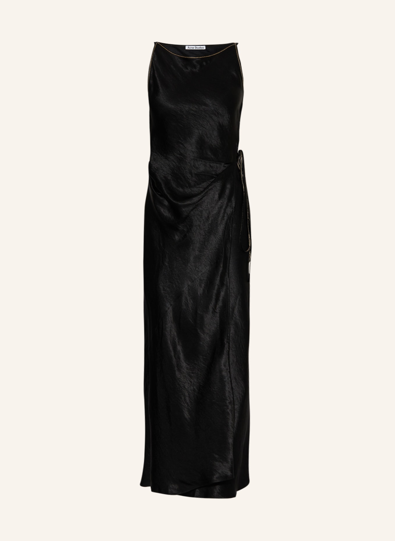 Acne Studios Cocktail dress made of satin, Color: BLACK (Image 1)