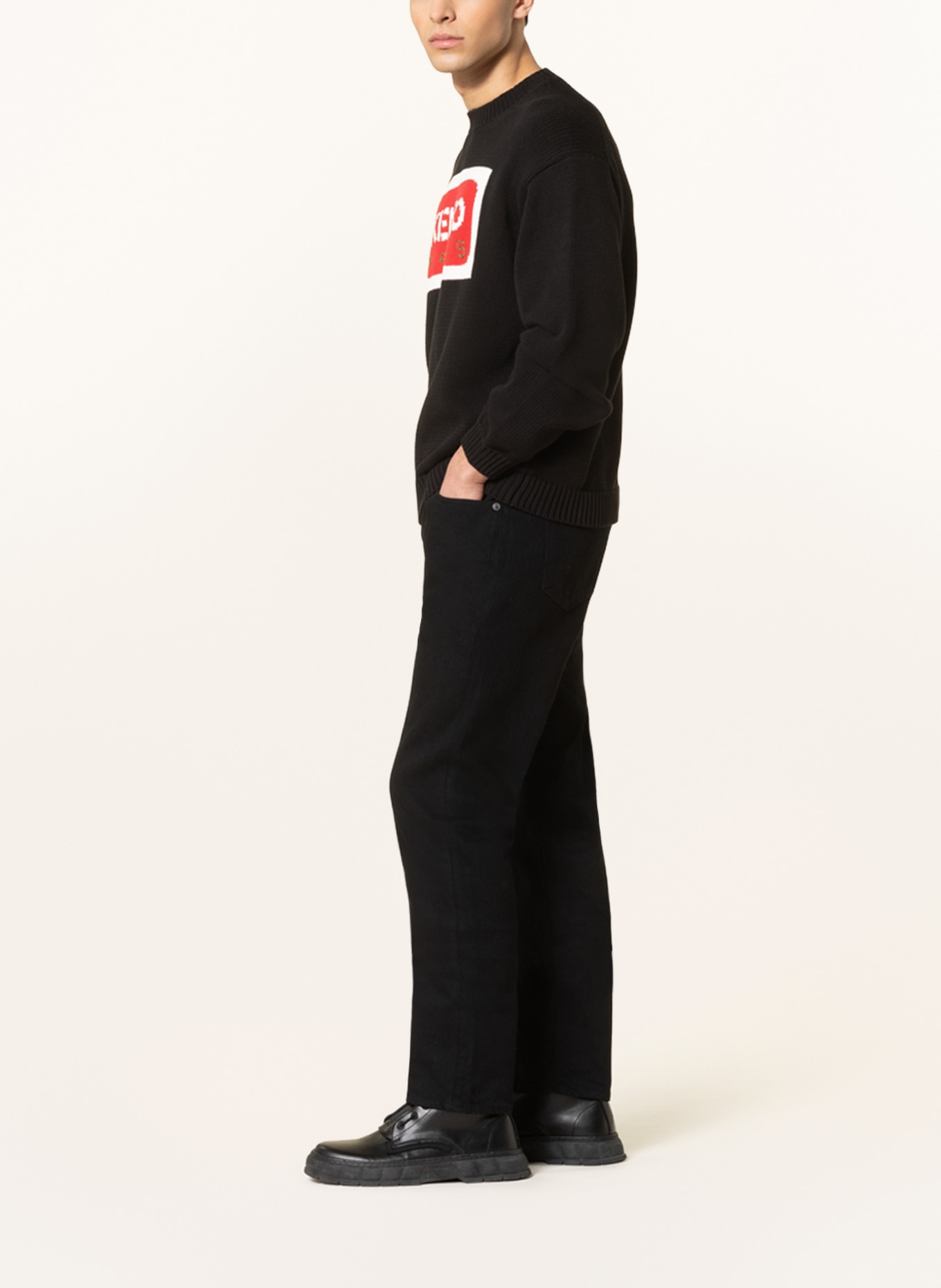 KENZO Jeans BARA slim fit, Color: BM RINSE BLACK (Image 4)