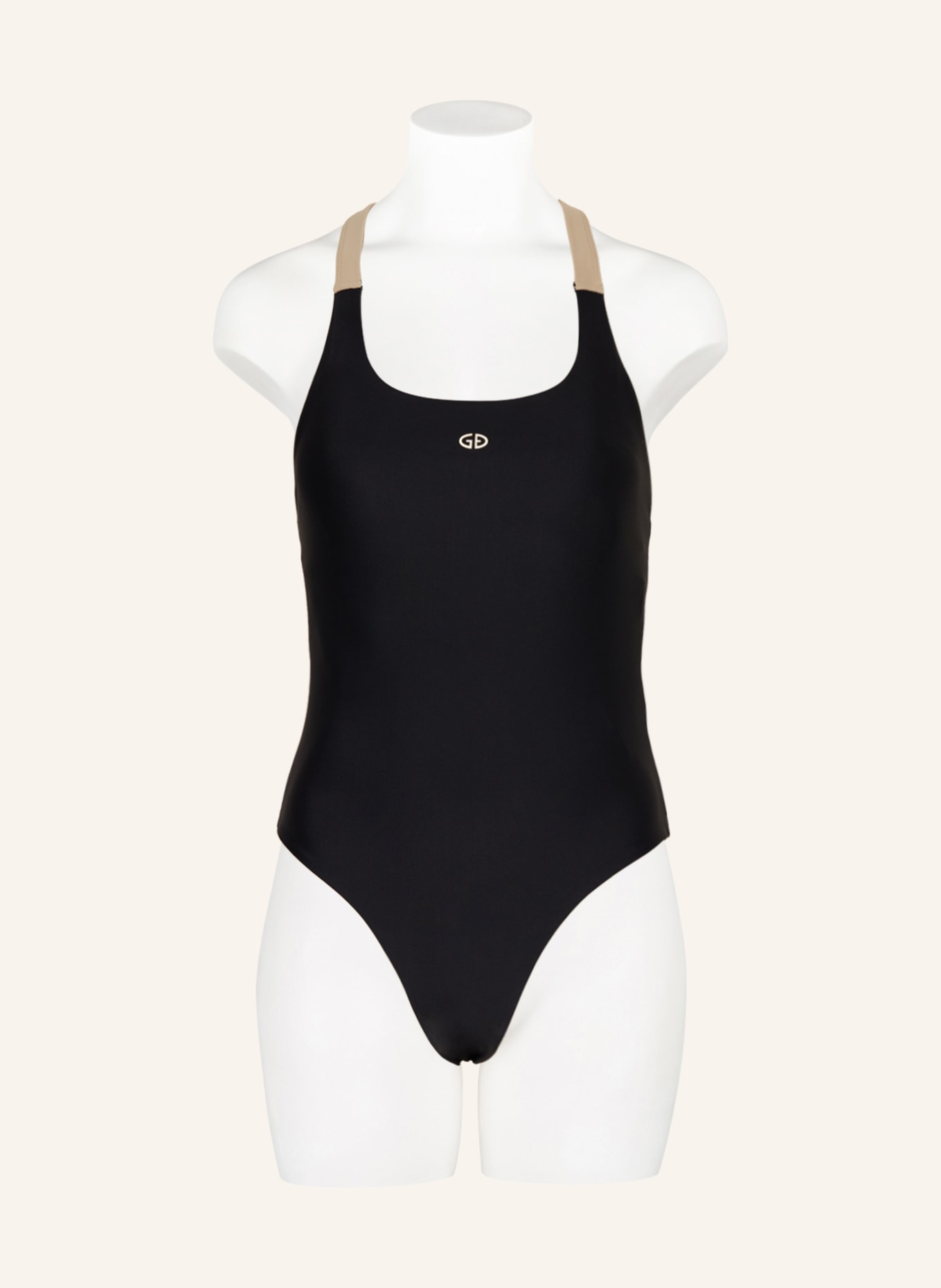 GOLDBERGH Swimsuit, Color: BLACK/ BEIGE (Image 2)