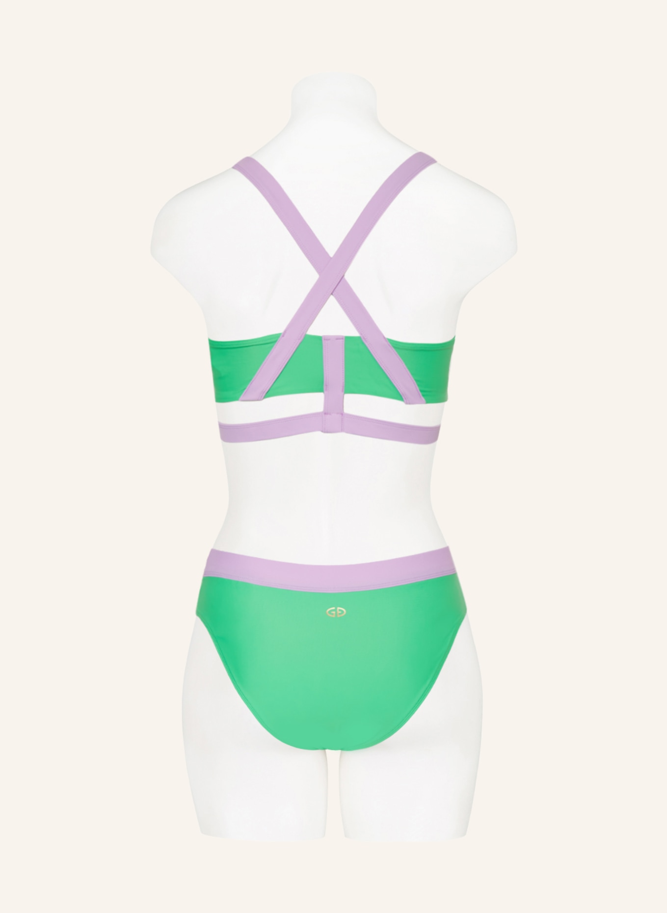 GOLDBERGH Bustier-Bikini-Top ATLANTIC, Farbe: HELLGRÜN/ HELLLILA (Bild 3)