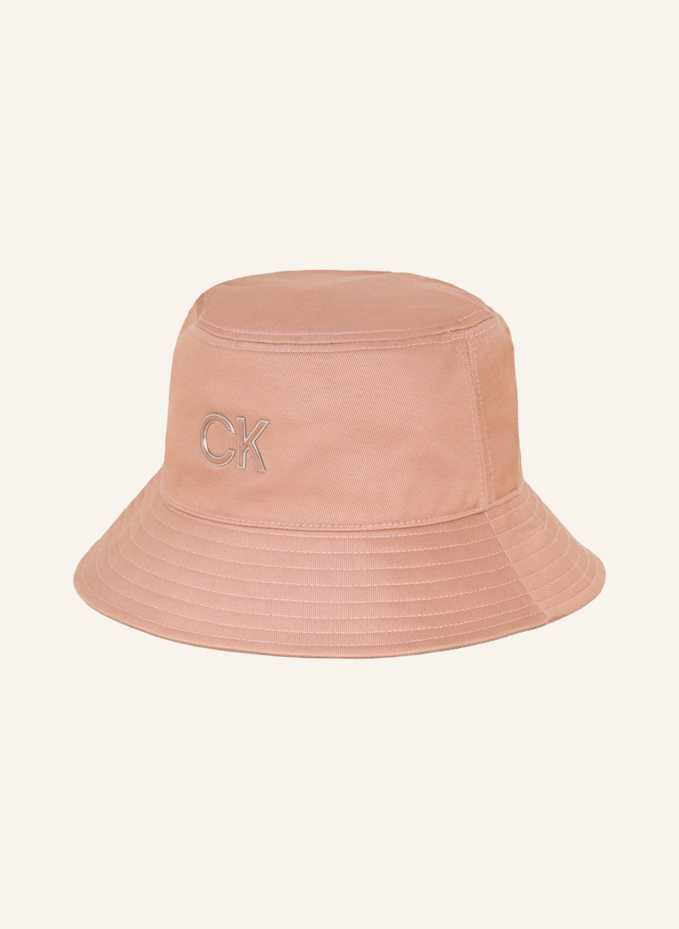 Calvin Klein Klobouk Bucket Hat, Barva: BÉŽOVÁ (Obrázek 2)