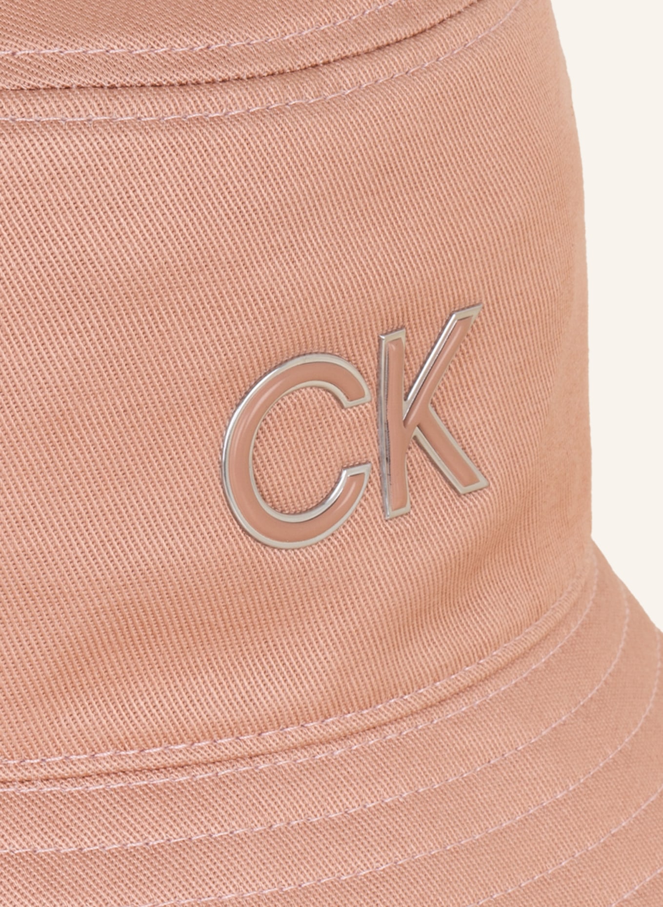 Calvin Klein Klobouk Bucket Hat, Barva: BÉŽOVÁ (Obrázek 3)