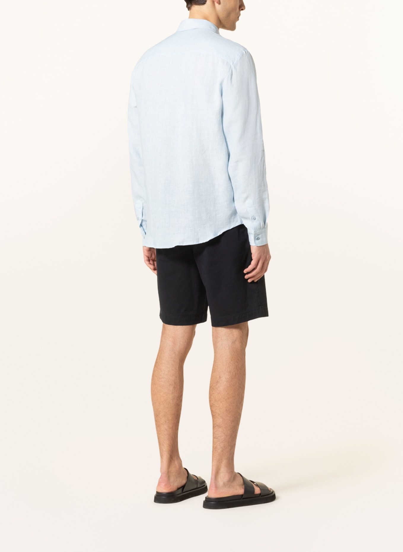 A.P.C. Linen shirt CASSEL regular fit, Color: LIGHT BLUE (Image 3)