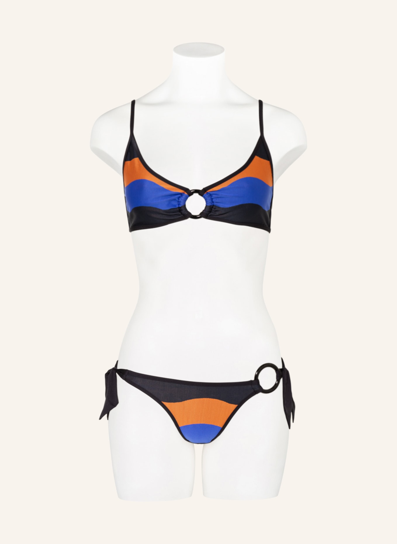 ANDRES SARDA Bralette-Bikini-Top DENIS, Farbe: SCHWARZ/ BLAU/ LILA (Bild 2)