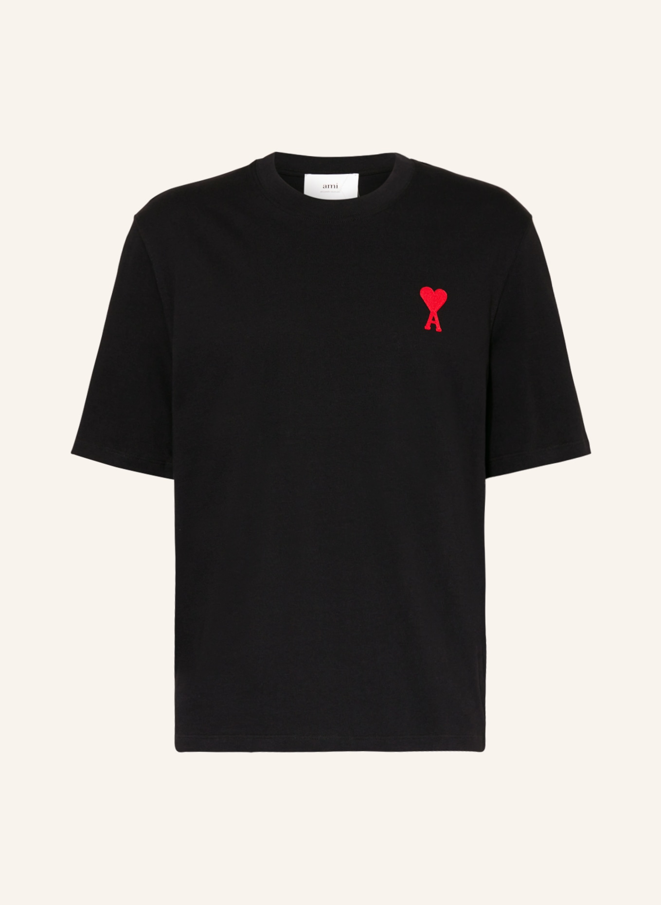 AMI PARIS T-shirt, Color: BLACK (Image 1)