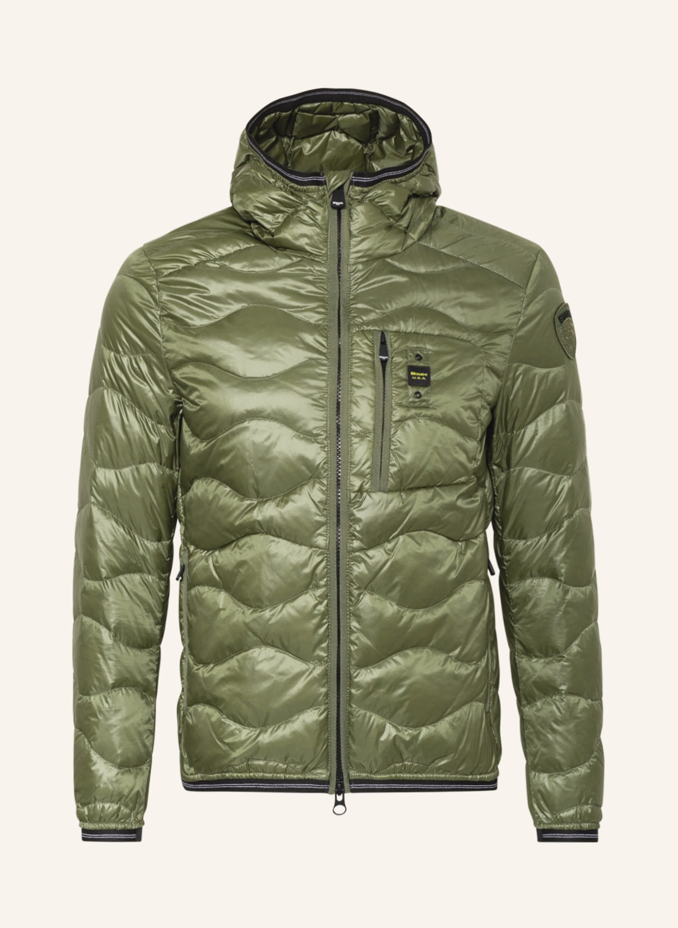 Blauer Down jacket, Color: GREEN (Image 1)