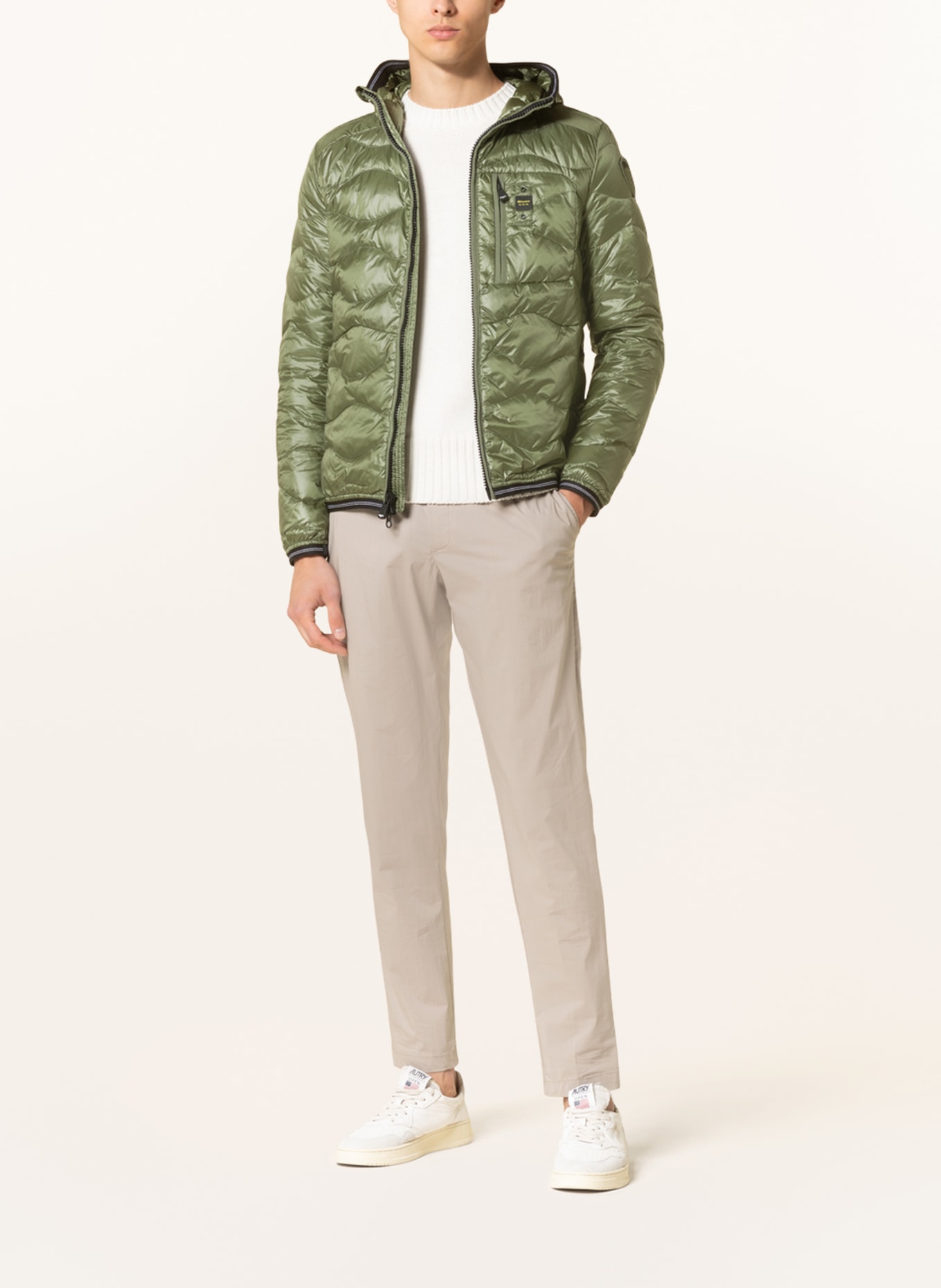 Blauer Down jacket, Color: GREEN (Image 2)