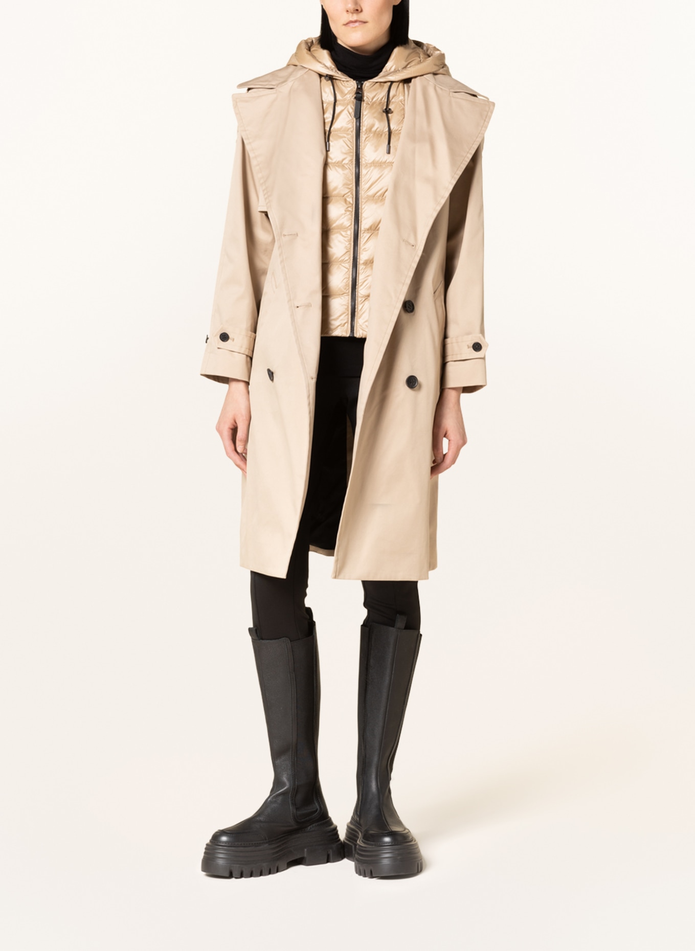 Mackage Trench coat TRISHA with detachable trim, Color: BEIGE (Image 2)