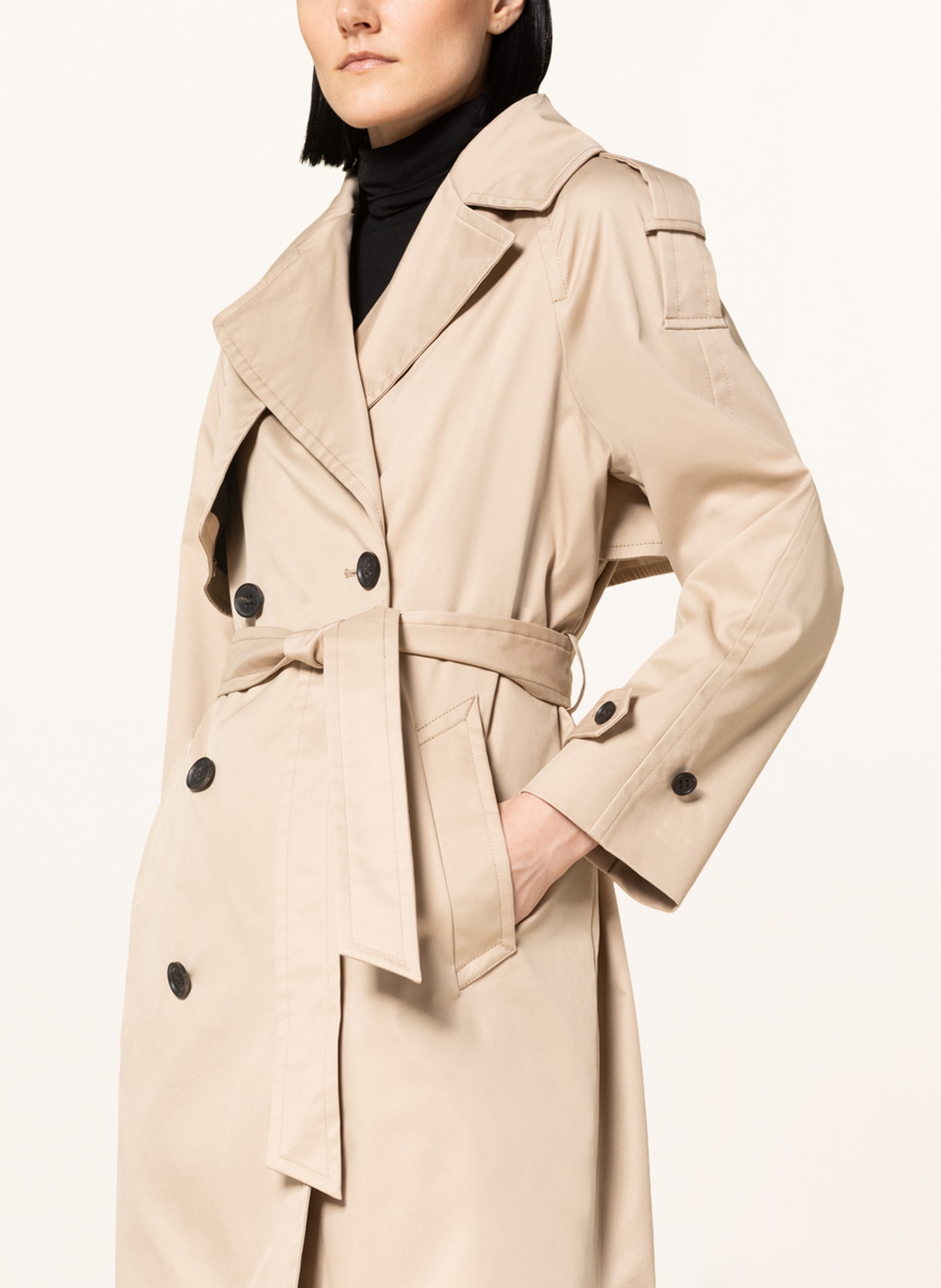 Mackage Trench coat TRISHA with detachable trim, Color: BEIGE (Image 6)