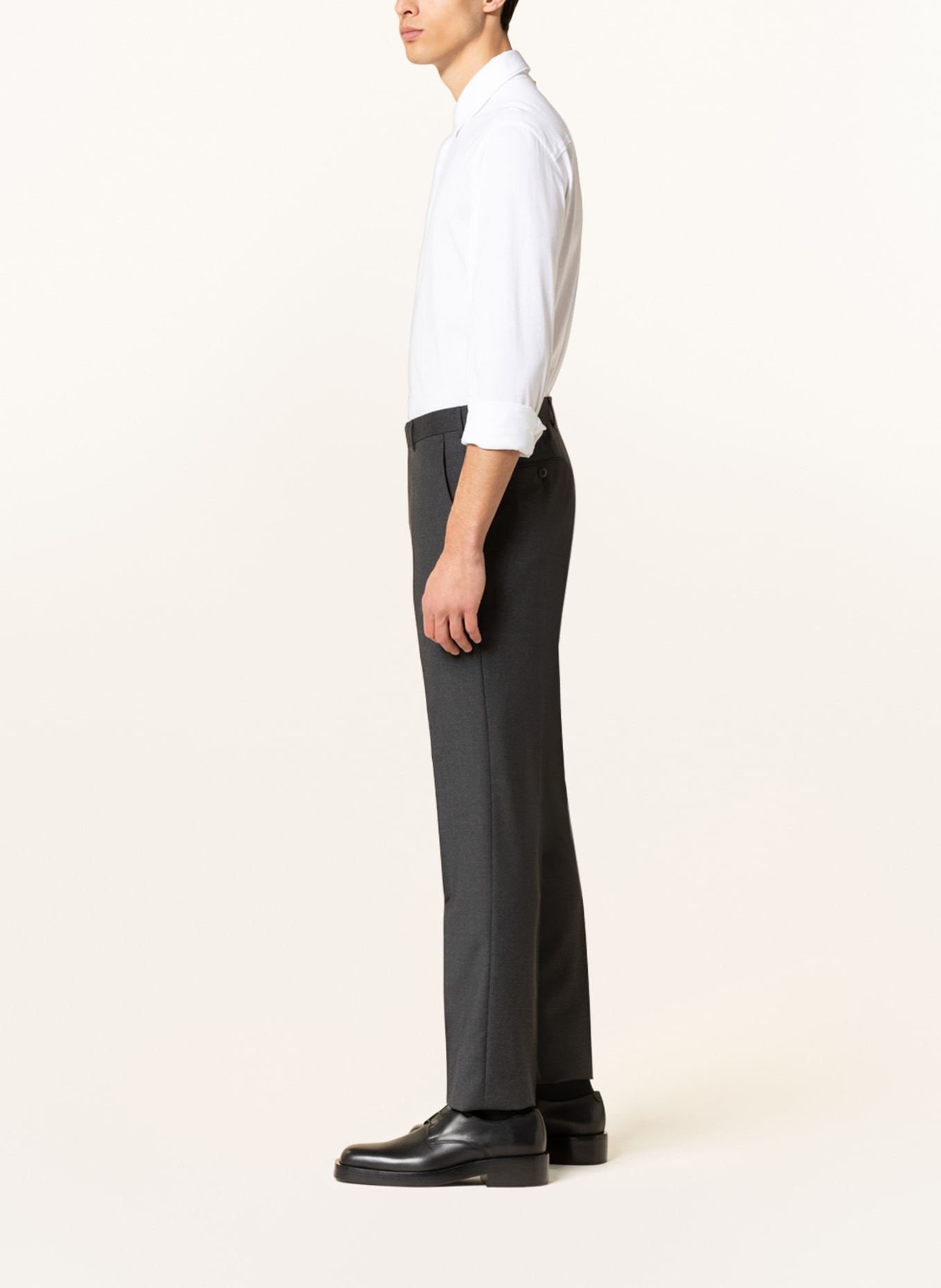 ZEGNA Trousers slim fit, Color: DARK GRAY (Image 4)