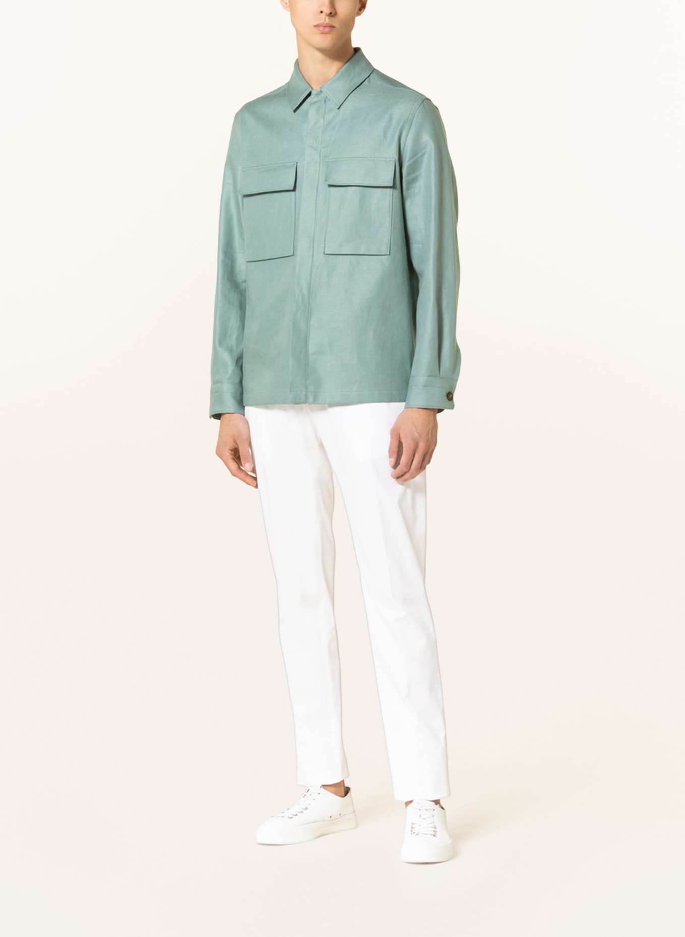 ZEGNA Chinos regular fit , Color: WHITE (Image 2)