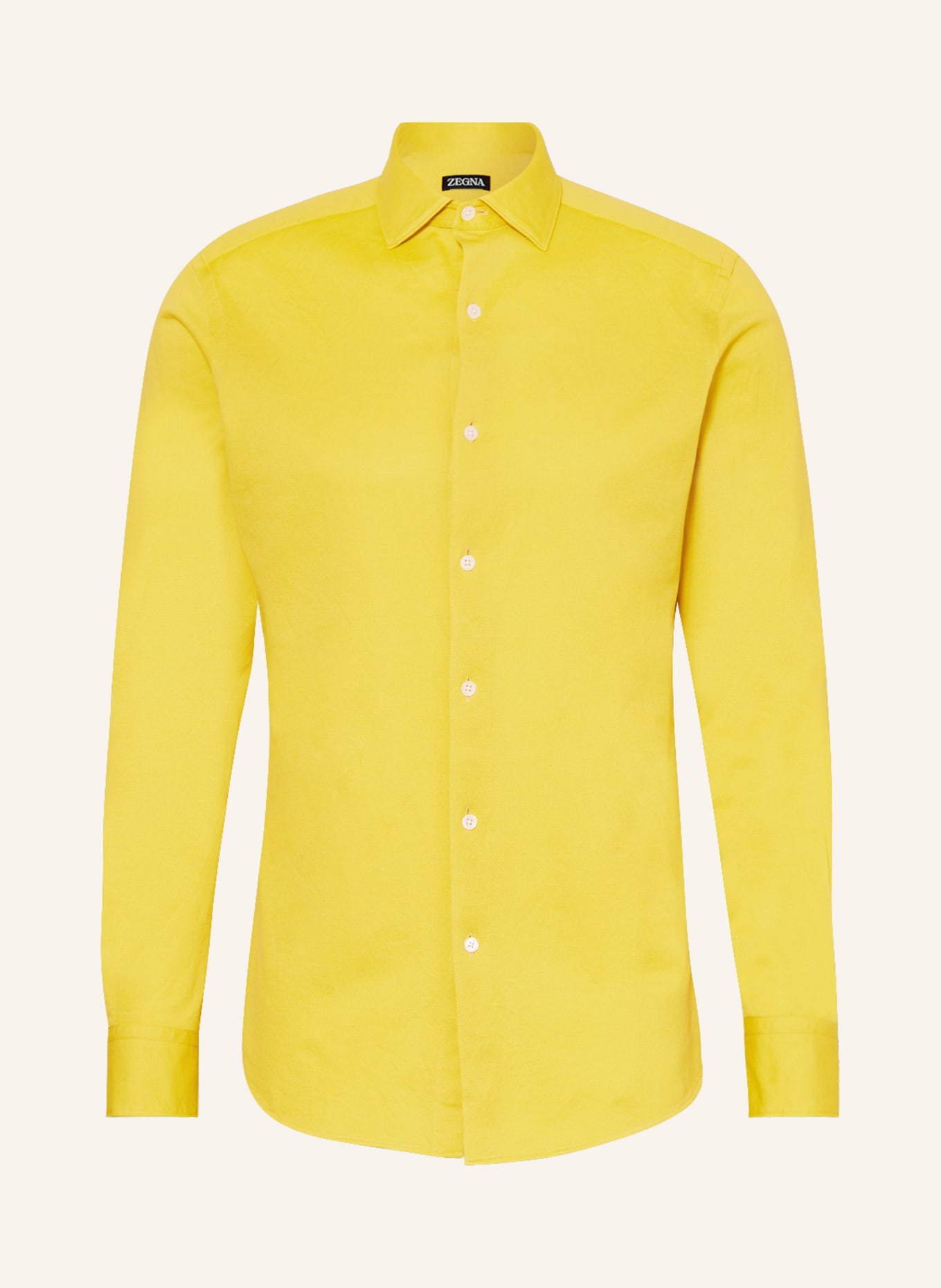 ZEGNA Jersey shirt regular fit, Color: YELLOW (Image 1)