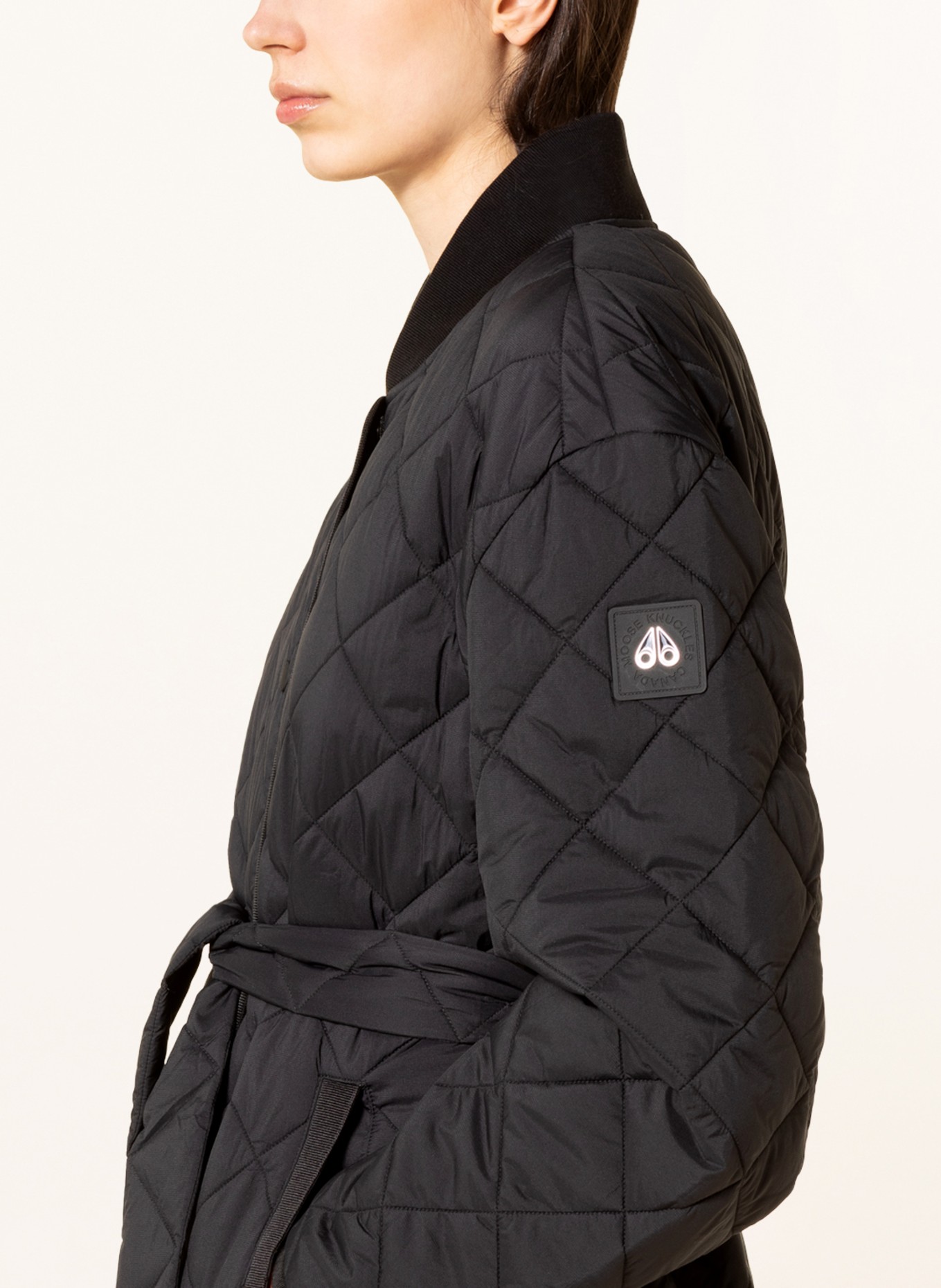 MOOSE KNUCKLES Quilted jacket QUEESWAY, Color: BLACK (Image 4)