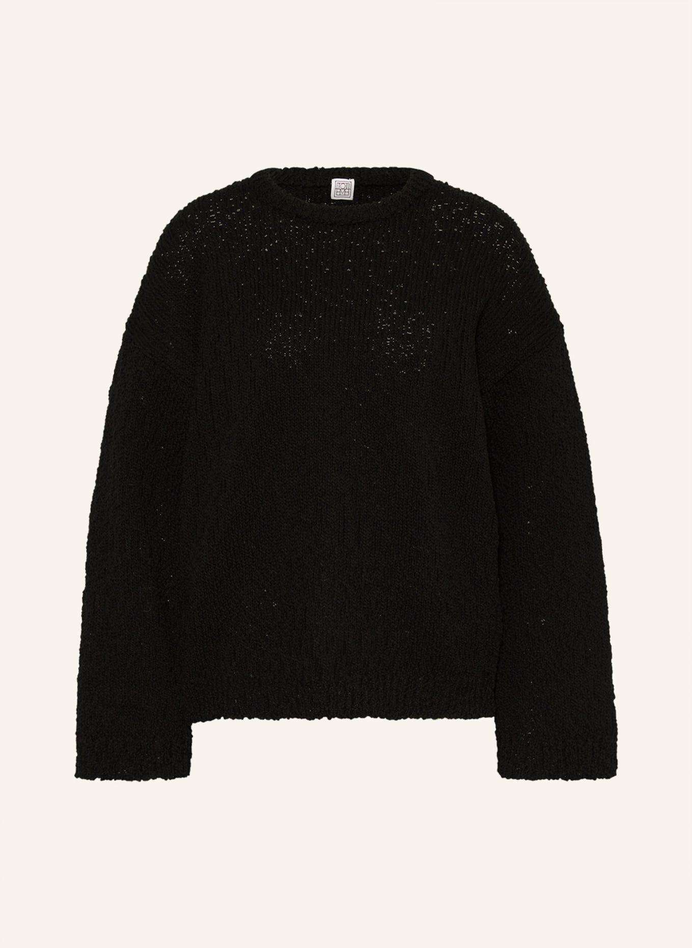TOTEME Sweater, Color: BLACK (Image 1)