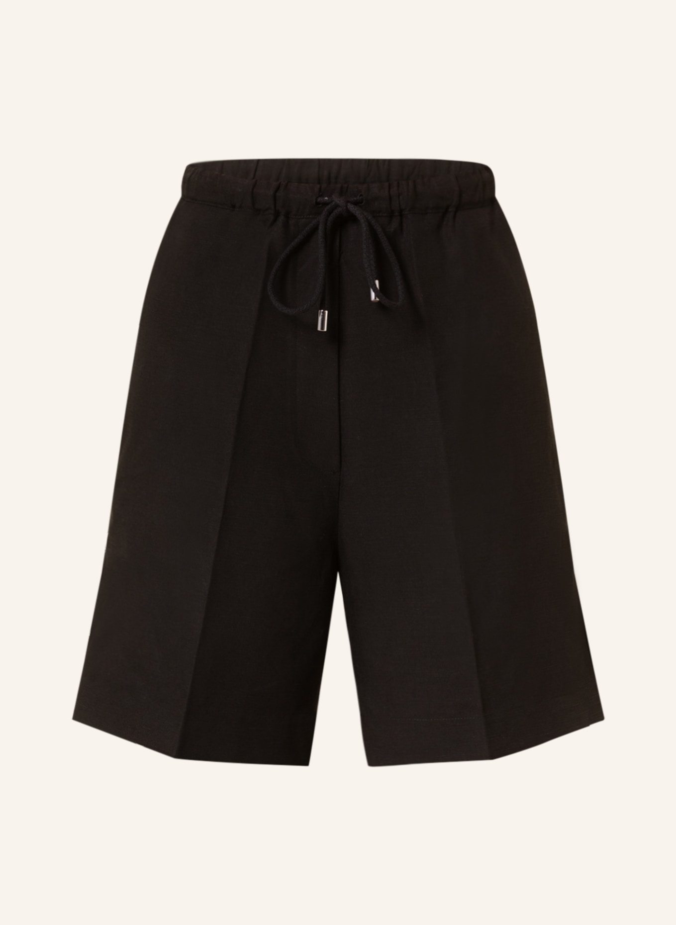 TOTEME Shorts, Color: BLACK (Image 1)