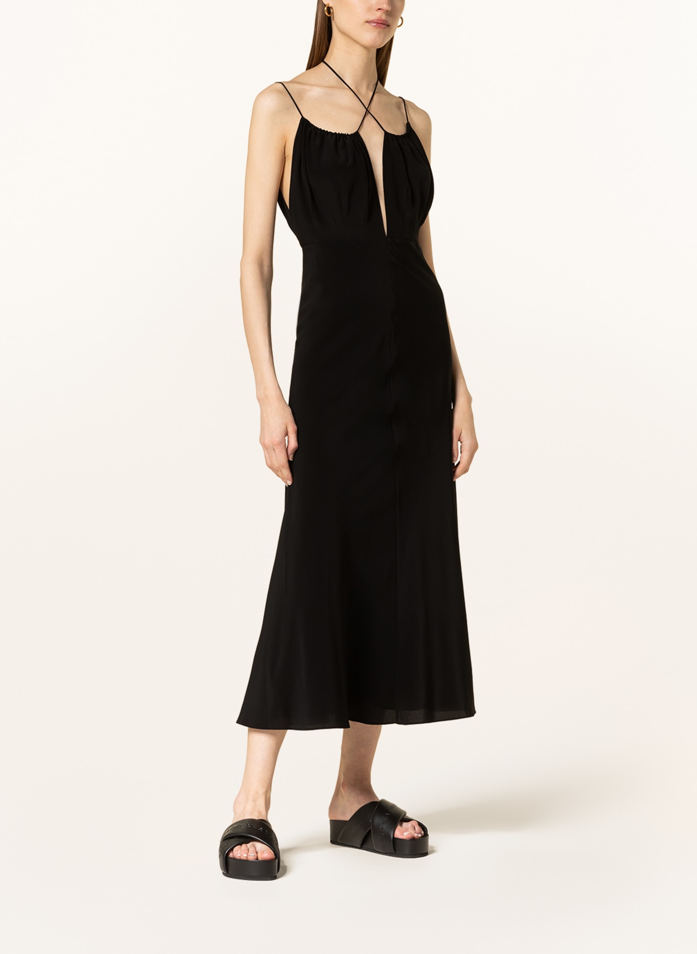 TOTEME Silk dress, Color: BLACK (Image 2)