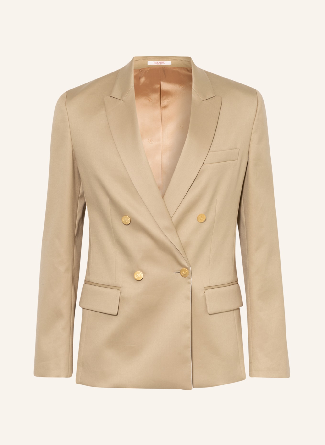 VALENTINO Tailored jacket extra slim fit, Color: BEIGE (Image 1)
