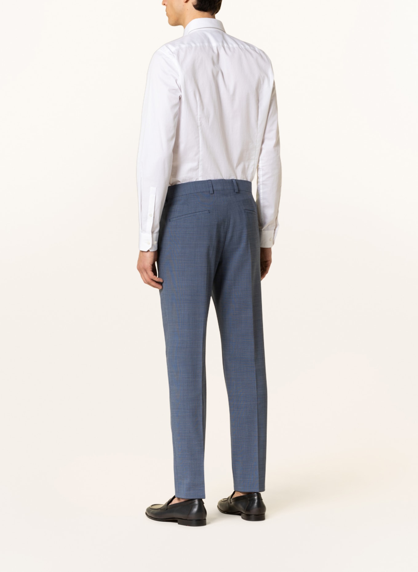 STRELLSON Oblekové kalhoty MAX Slim Fit, Barva: 420 Medium Blue                420 (Obrázek 4)