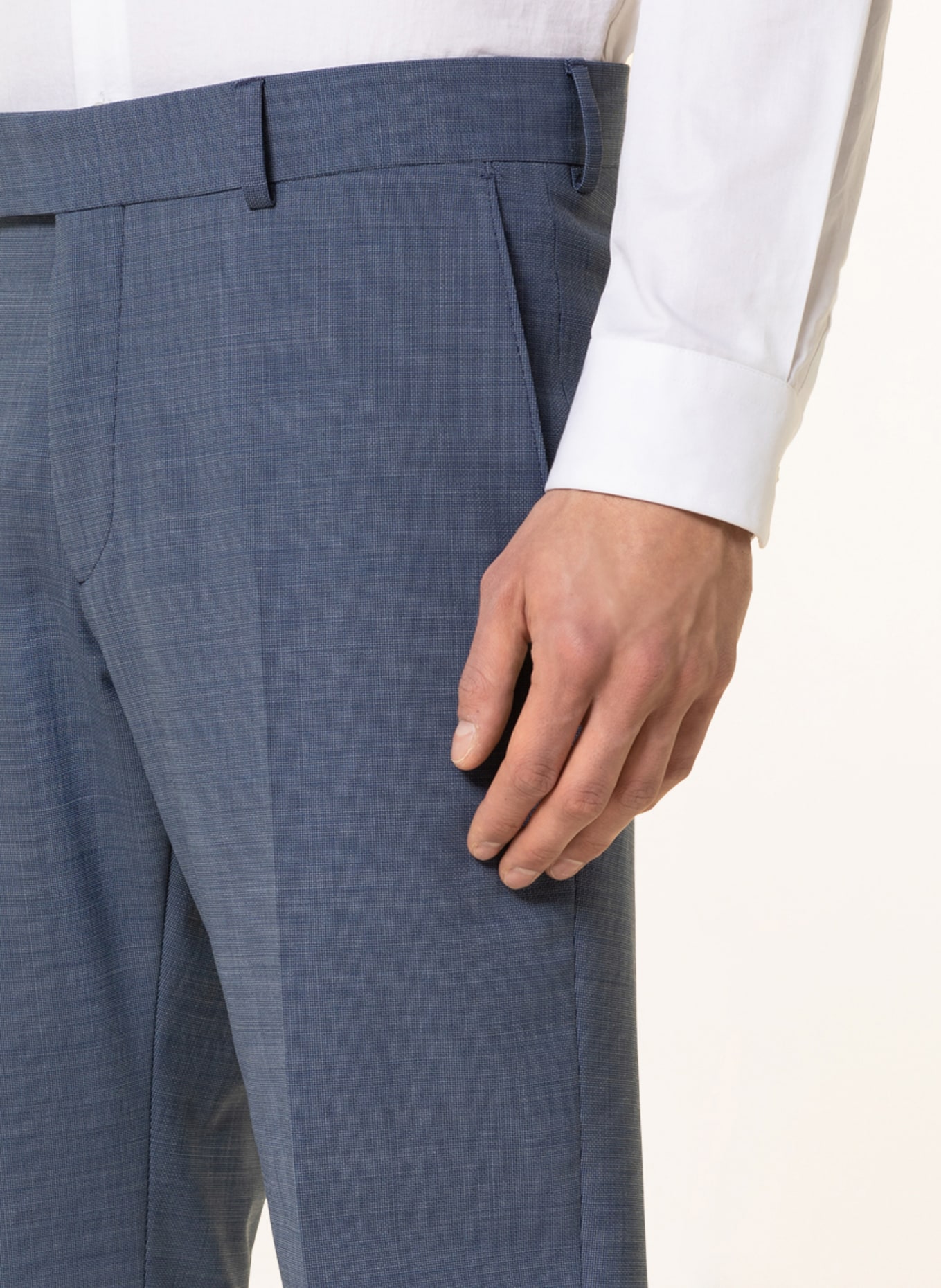 STRELLSON Spodnie garniturowe MAX slim fit, Kolor: 420 Medium Blue                420 (Obrazek 6)