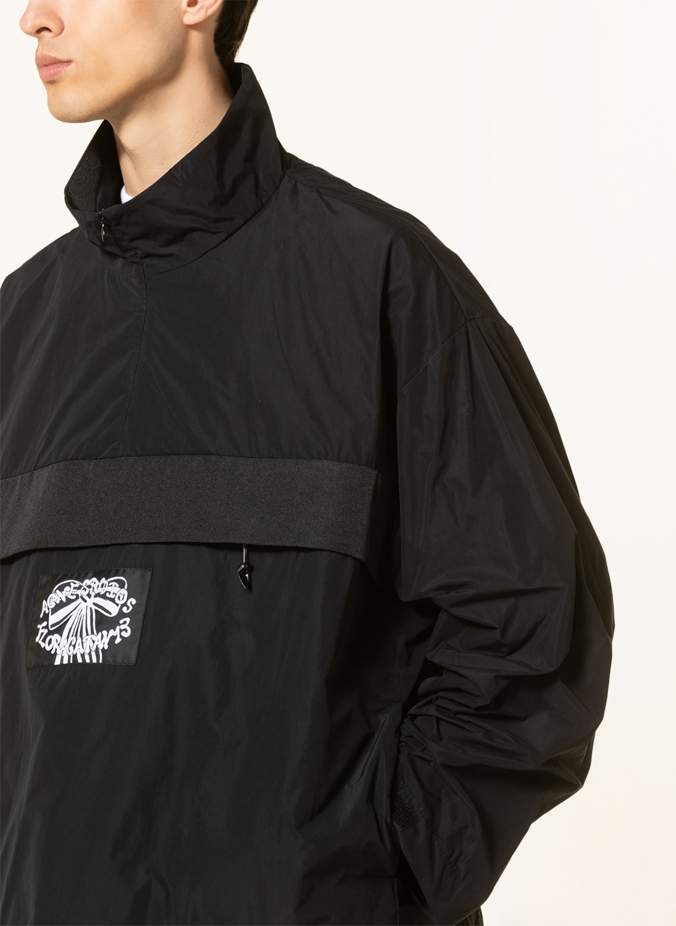 Acne Studios Anorak jacket, Color: BLACK (Image 4)