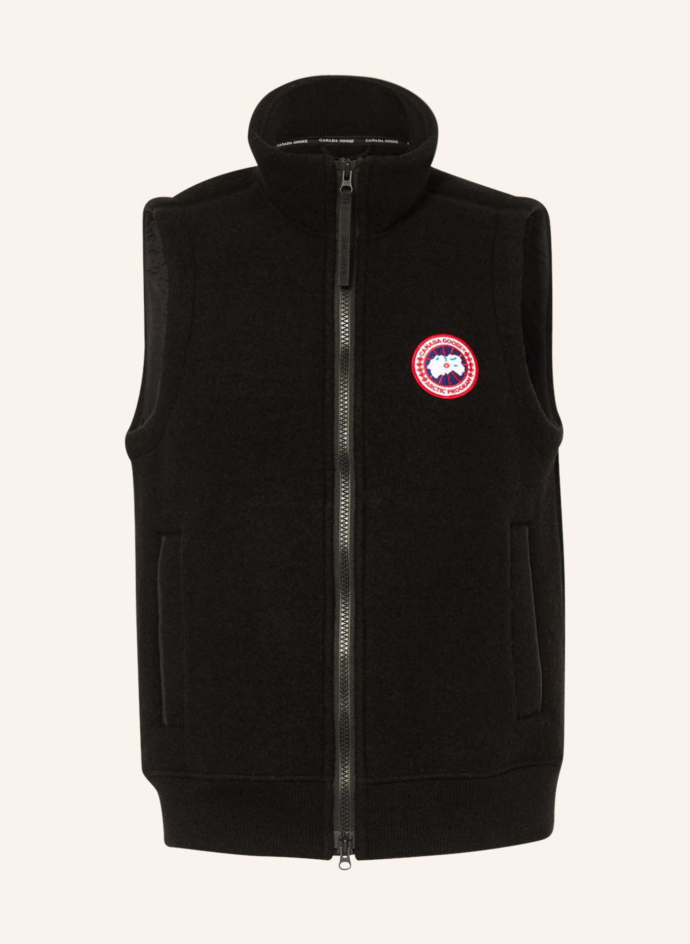 CANADA GOOSE Fleece vest MERSEY, Color: BLACK (Image 1)