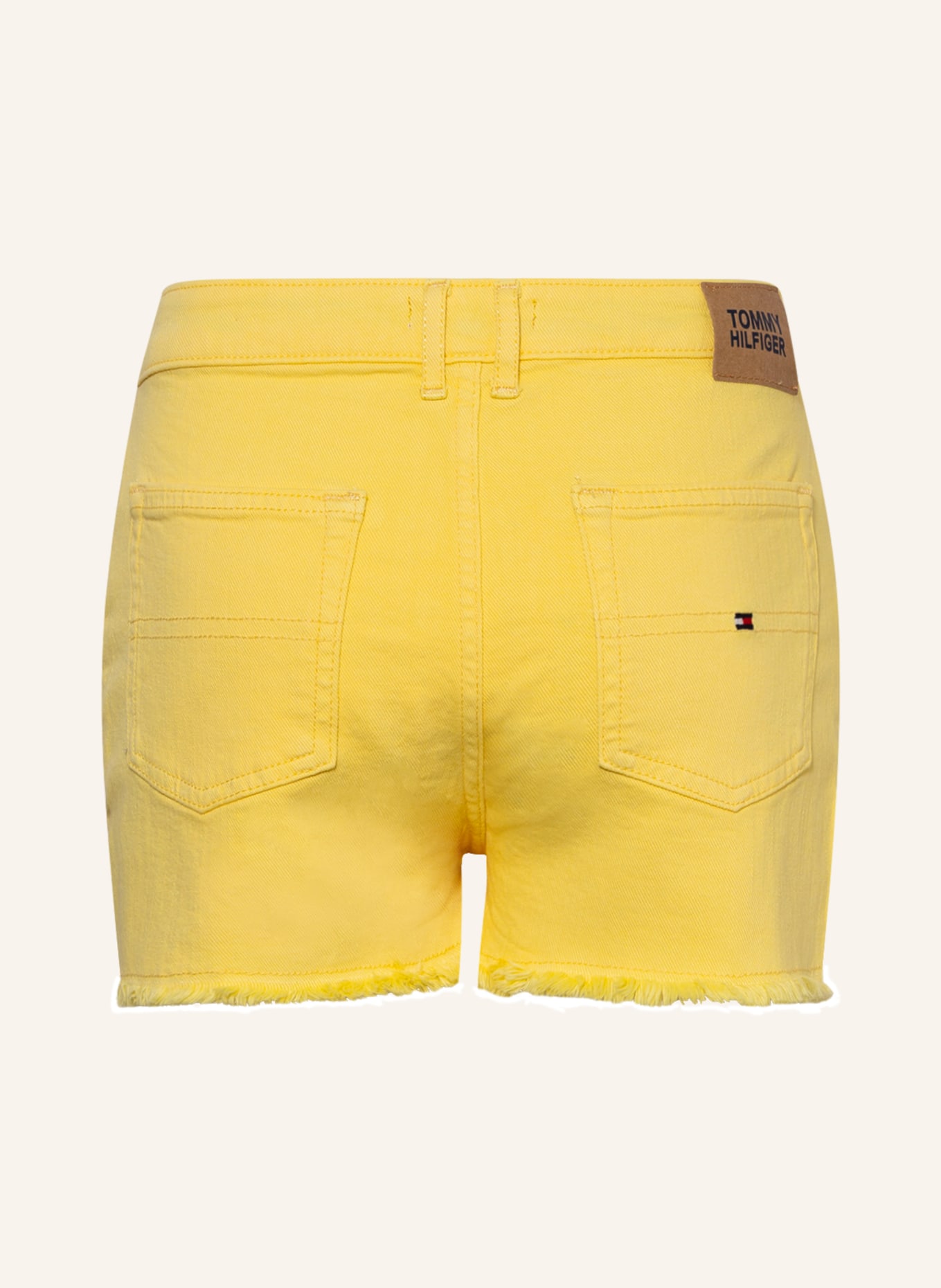 TOMMY HILFIGER Szorty jeansowe HARPER straight fit, Kolor: ŻÓŁTY (Obrazek 2)