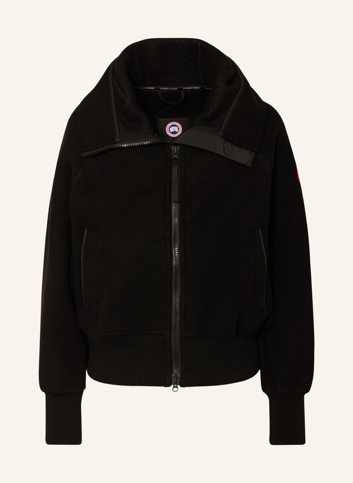 CANADA GOOSE Fleece jacket CHILLIWACK, Color: BLACK (Image 1)
