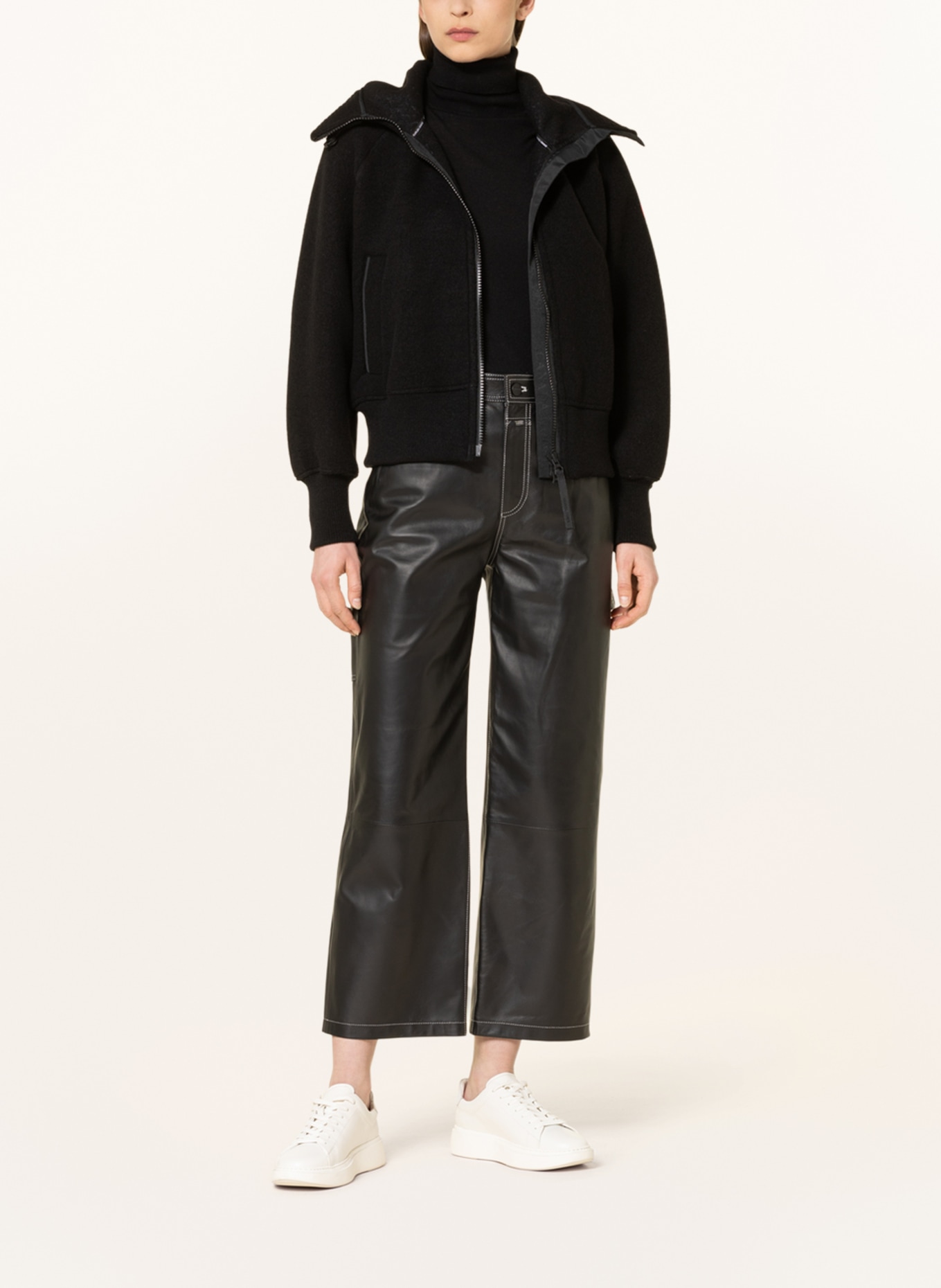 CANADA GOOSE Fleece jacket CHILLIWACK, Color: BLACK (Image 2)