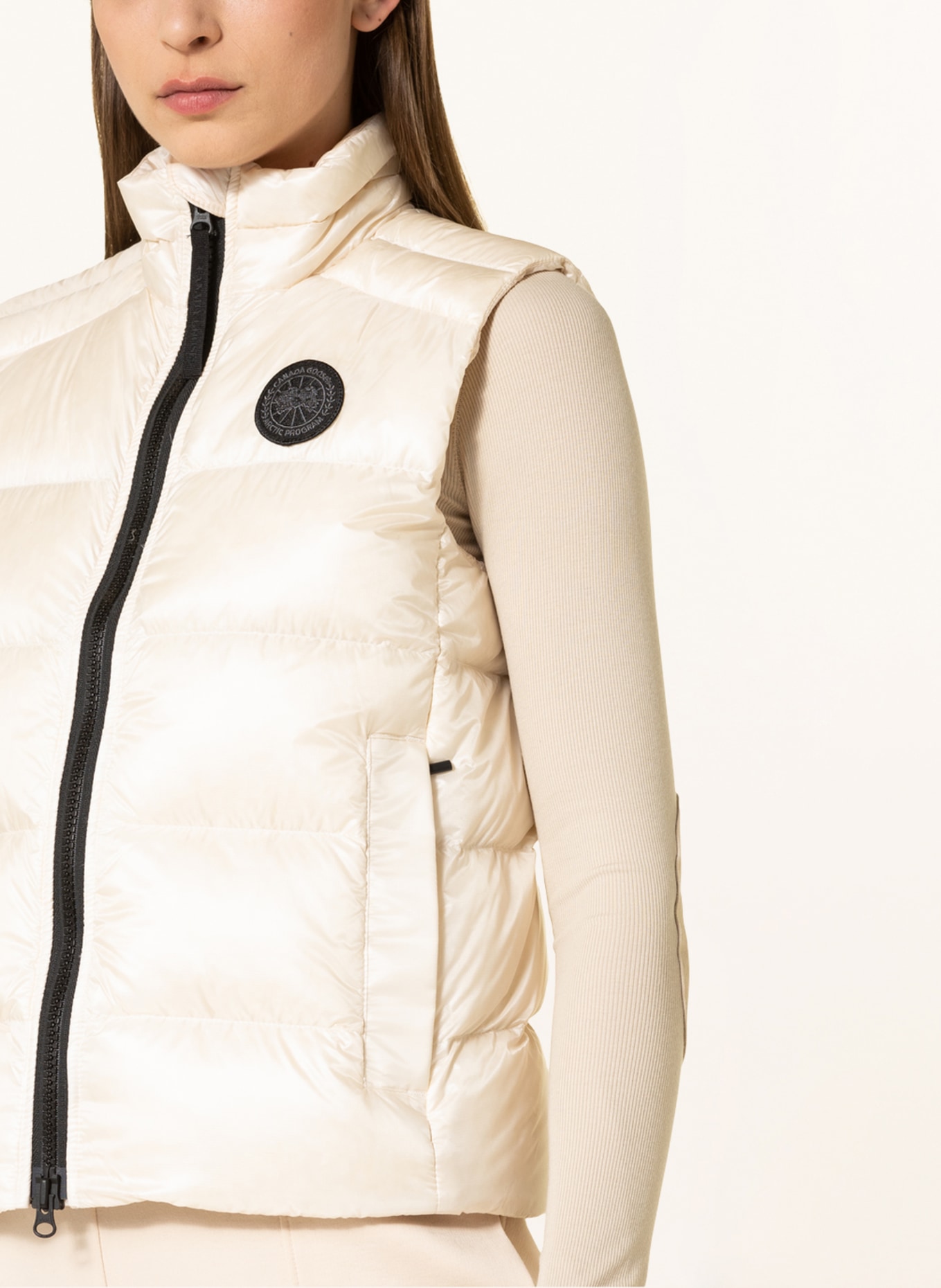 CANADA GOOSE Down vest CYPRESS, Color: WHITE (Image 4)