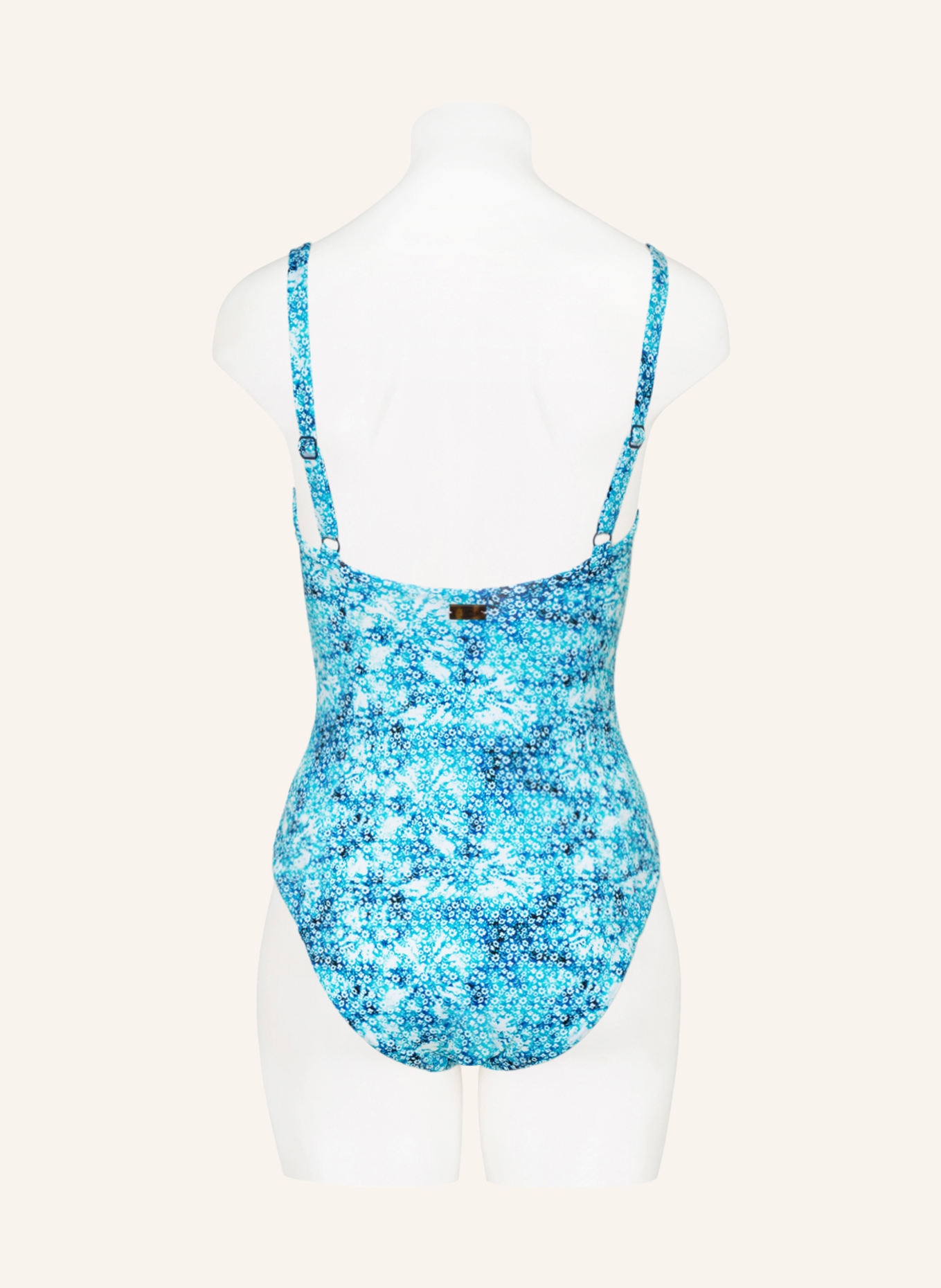 VILEBREQUIN Swimsuit FLOWERS TIE & DIE LEONITA, Color: TURQUOISE/ WHITE/ BLUE (Image 3)