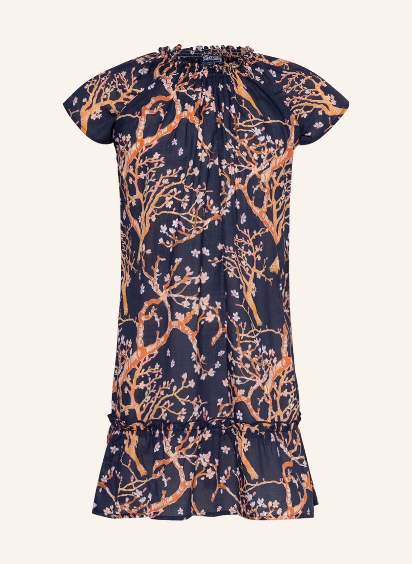VILEBREQUIN Sukienka plażowa SWEET BLOSSOM, Kolor: GRANATOWY/ KONIAKOWY/ BIAŁY (Obrazek 1)