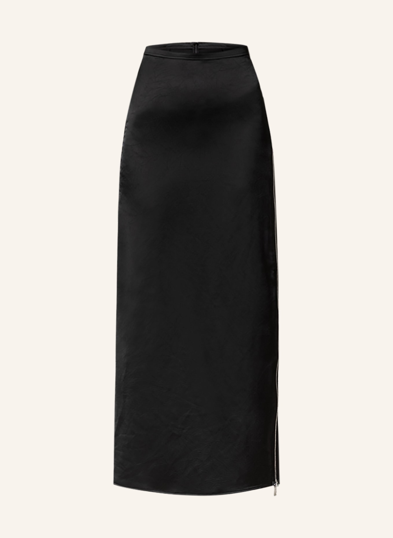 JW ANDERSON Satin skirt, Color: BLACK (Image 1)