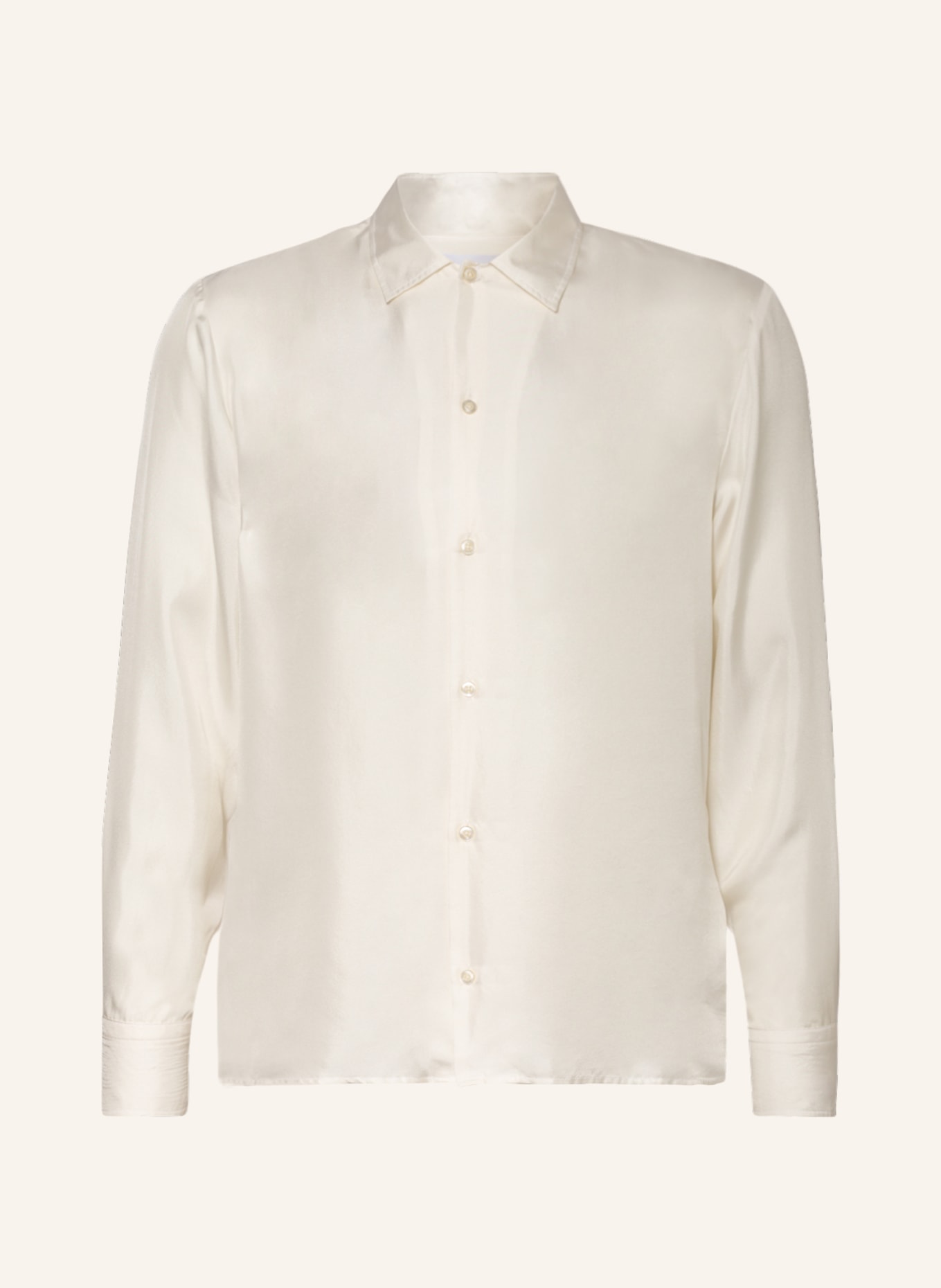BALDESSARINI Silk shirt comfort fit, Color: ECRU(Image null)