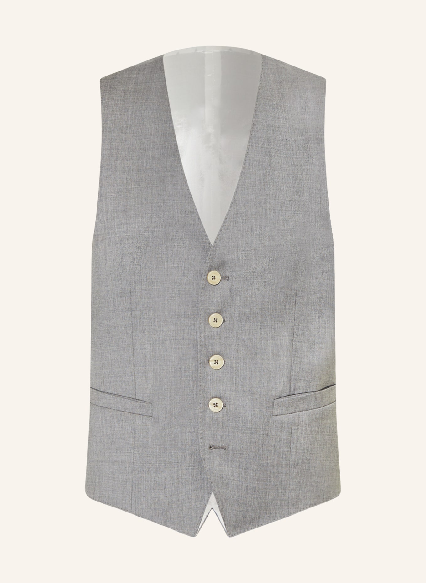BALDESSARINI Suit vest, Color: 1113 Lunar Rock (Image 1)