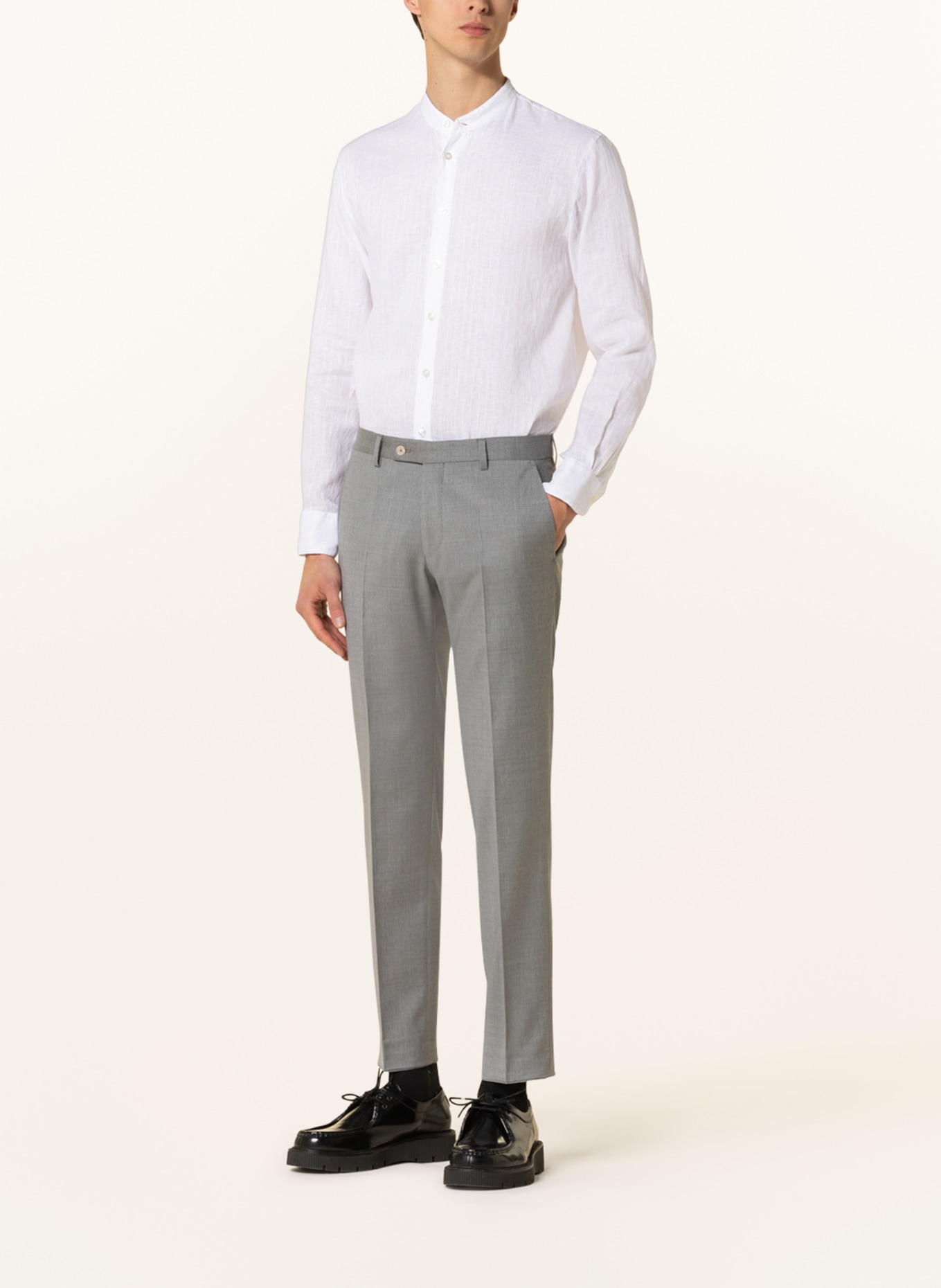BALDESSARINI Suit trousers extra slim fit, Color: 1113 Lunar Rock (Image 3)