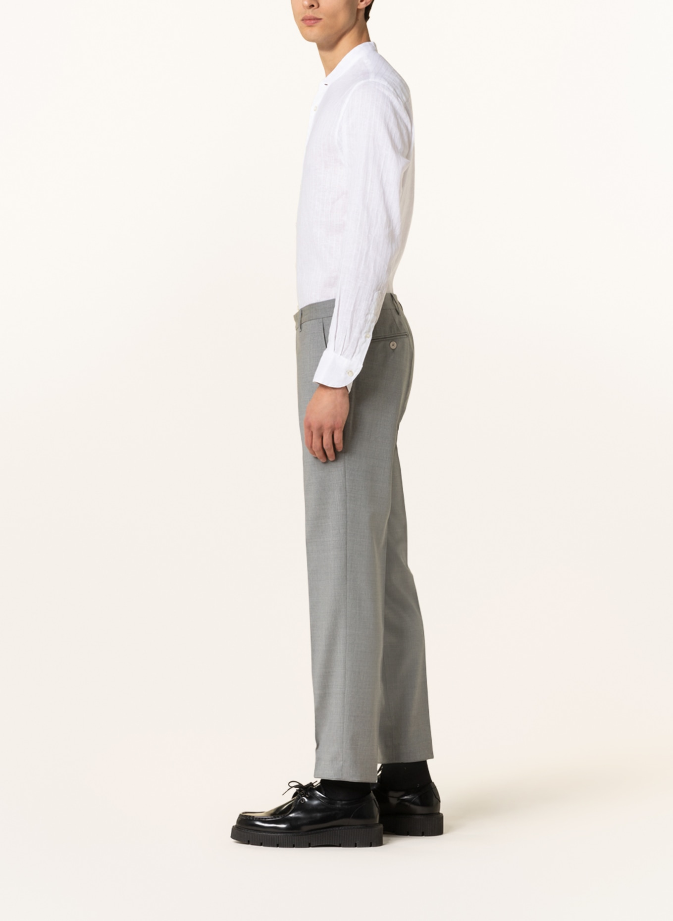 BALDESSARINI Suit trousers extra slim fit, Color: 1113 Lunar Rock (Image 5)